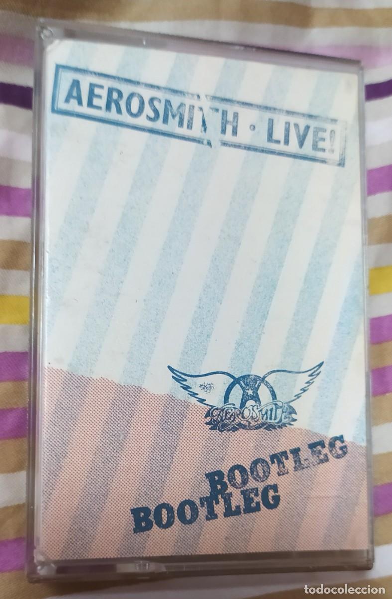 Casetes antiguos: cinta casette: Aerosmith: Live bootleg - Foto 1