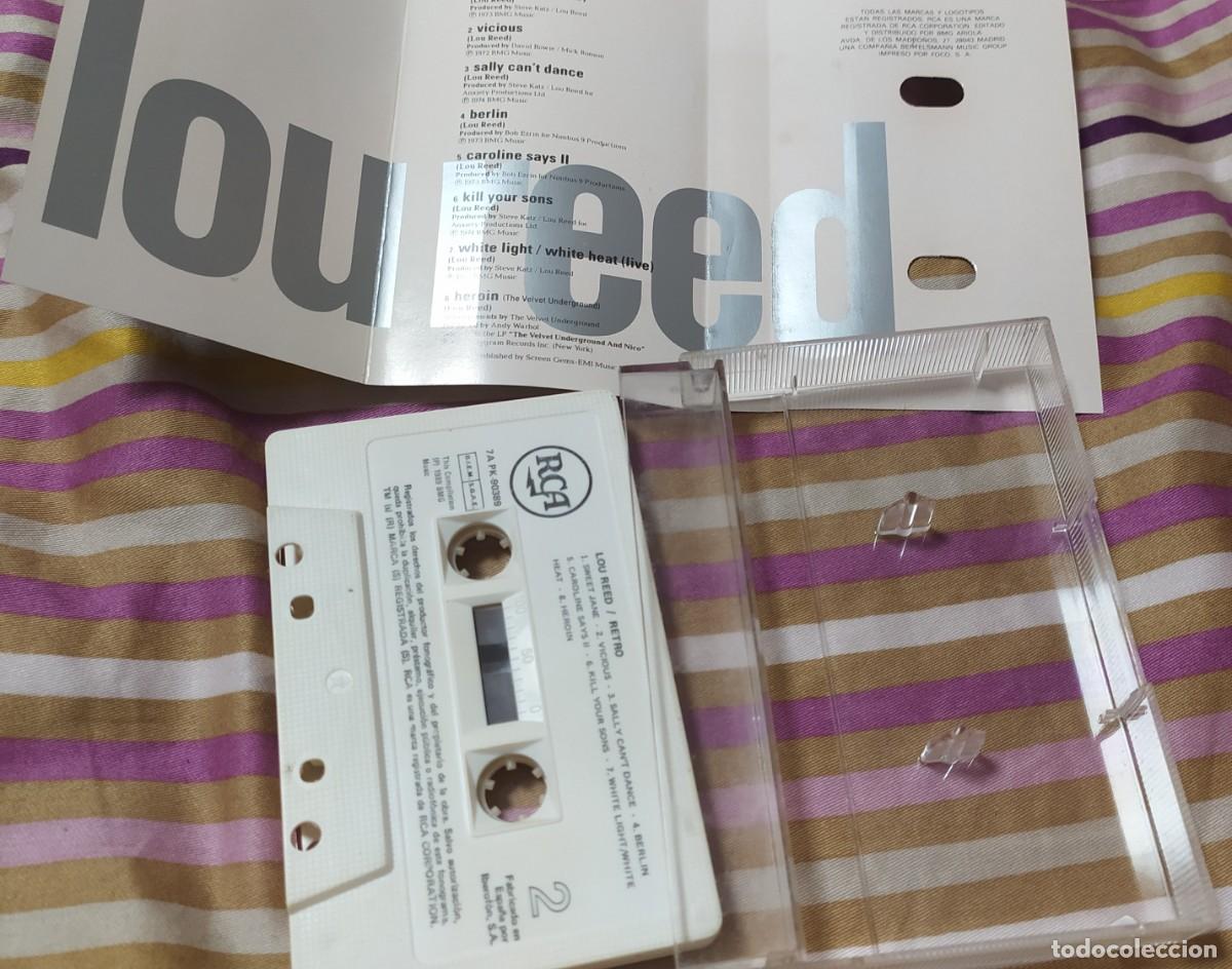 Casetes antiguos: cinta casette: Lou Reed- Retro - Foto 2