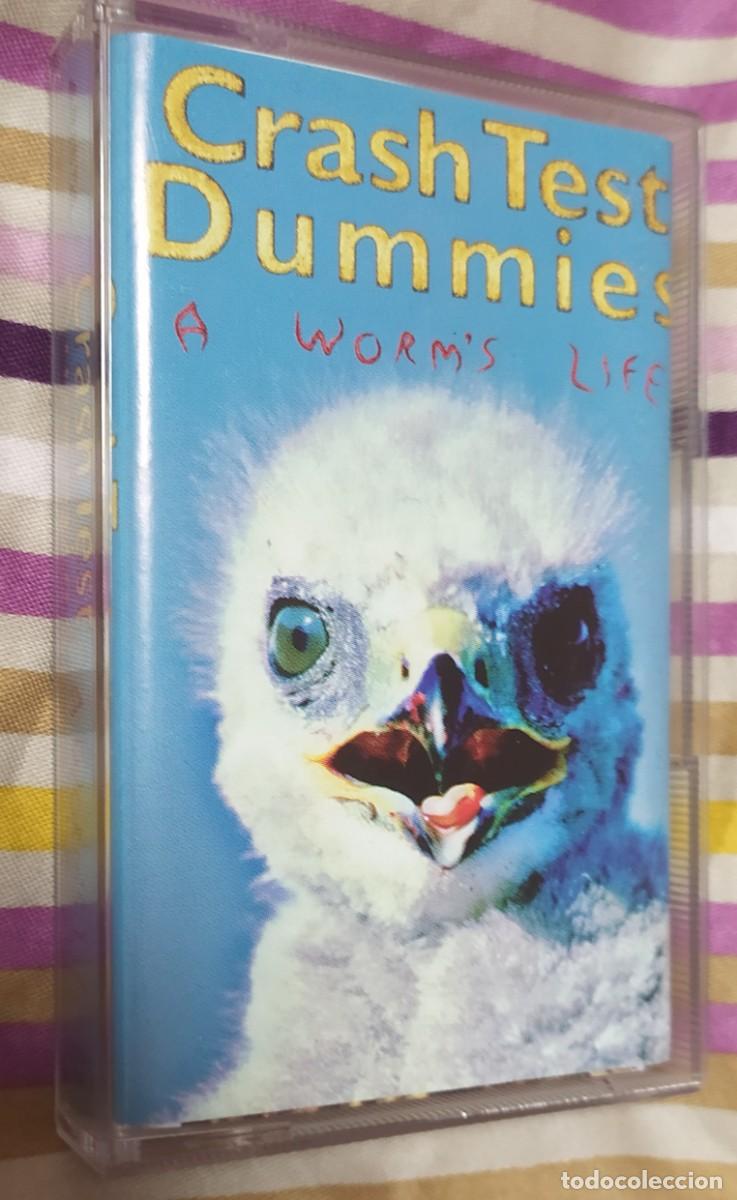 Casetes antiguos: cinta casette: Crash test dummies- A worm&acute;s life - Foto 1