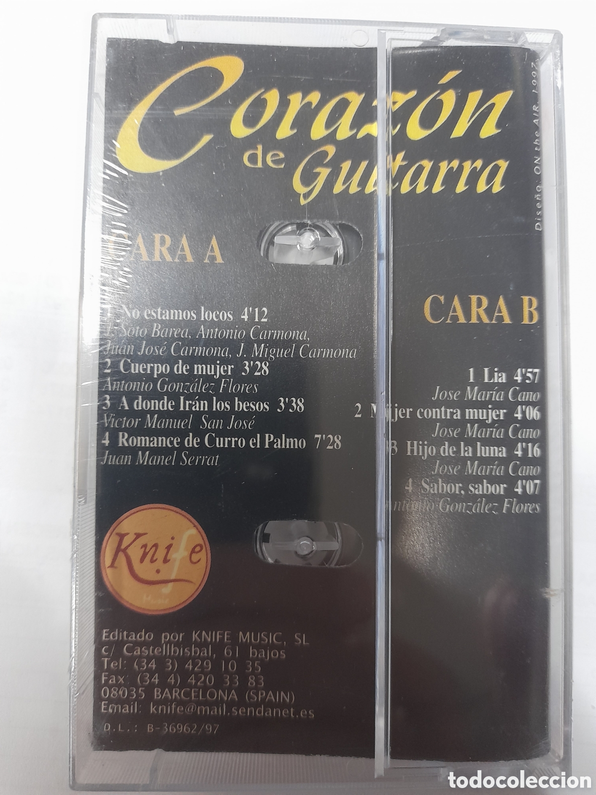 Casetes antiguos: CORAZ&Oacute;N de Guitarra... - Foto 2