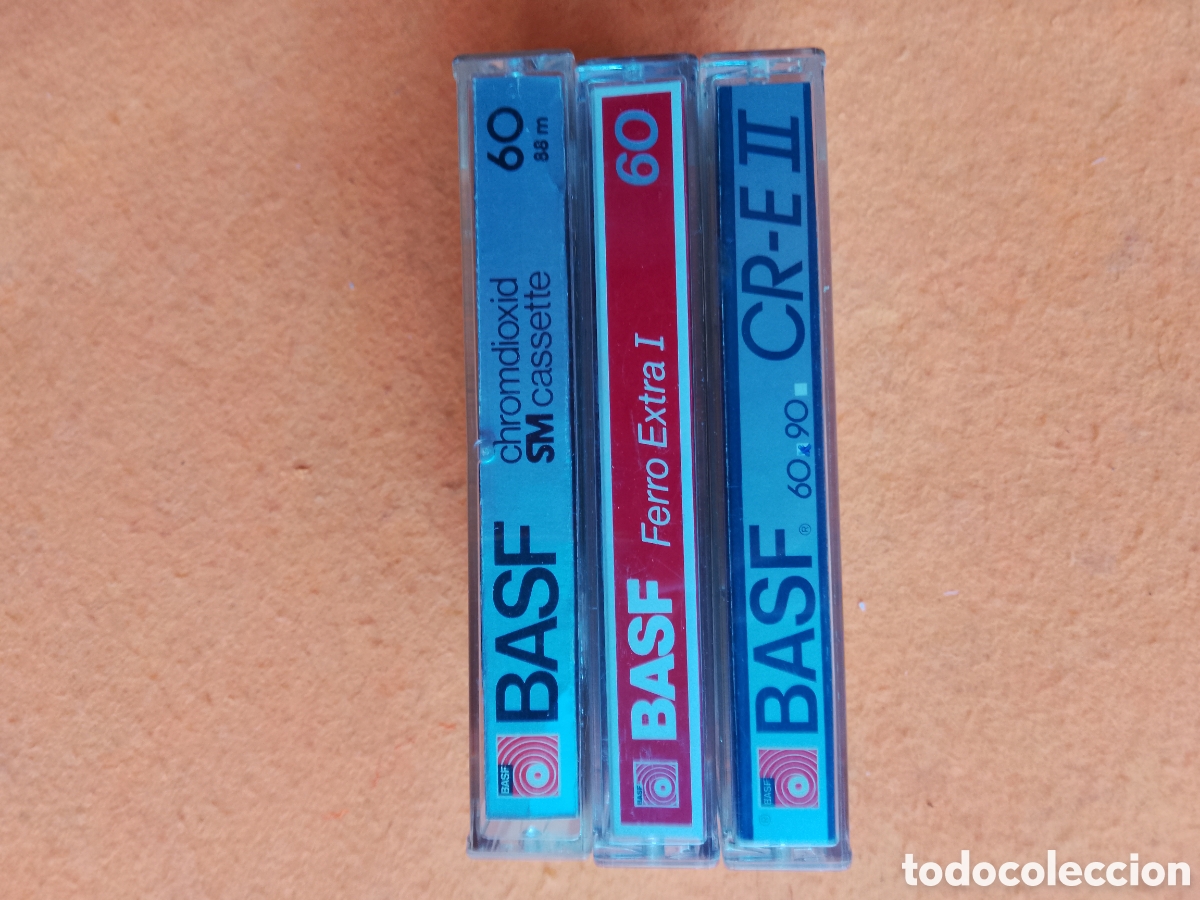 Casetes antiguos: LOTE 3 CINTAS BASF . USADAS - Foto 4
