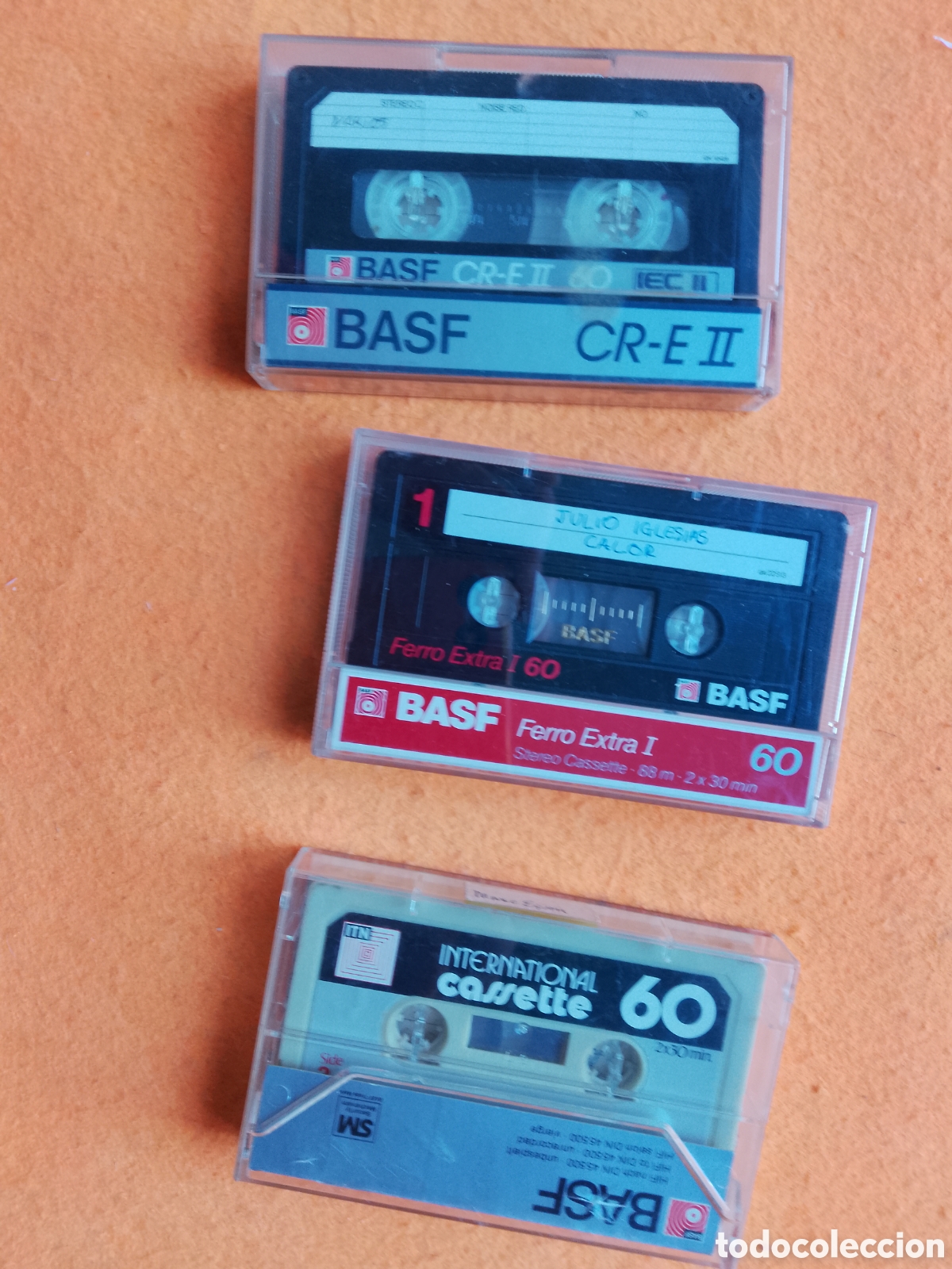 Casetes antiguos: LOTE 3 CINTAS BASF . USADAS - Foto 3