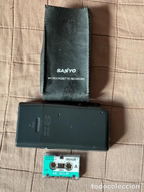Casetes antiguos: Mini Grabadora con micro cassette Sanyo - Foto 5