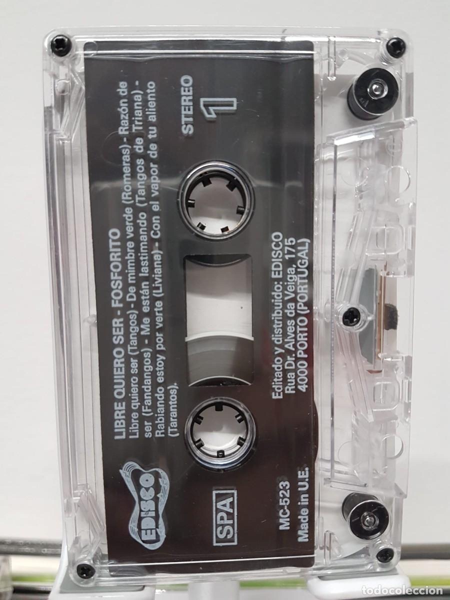 Casetes antiguos: Fosforito - Libre Quiero Ser (Cassette) - Foto 4