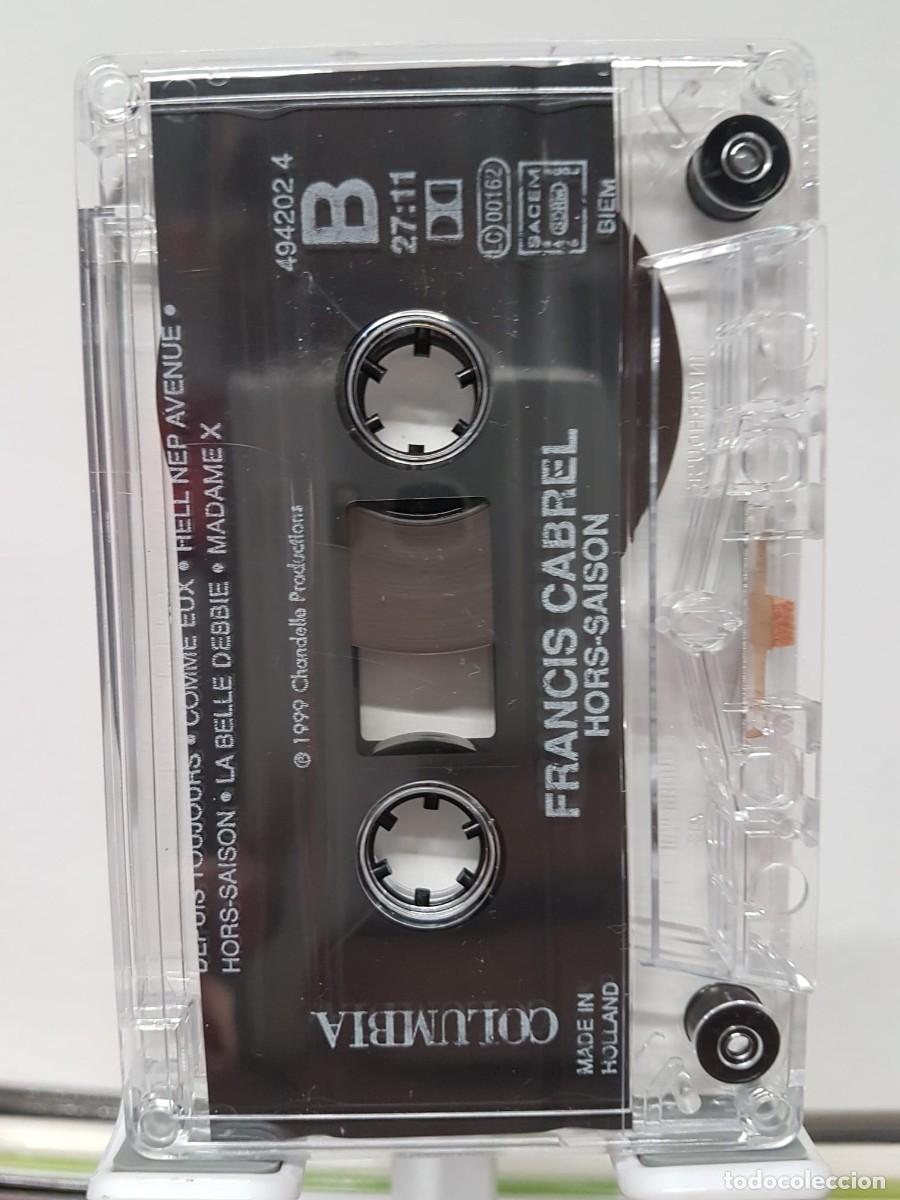 Casetes antiguos: Francis Cabrel - Hors-Saison (Cassette) - Foto 5