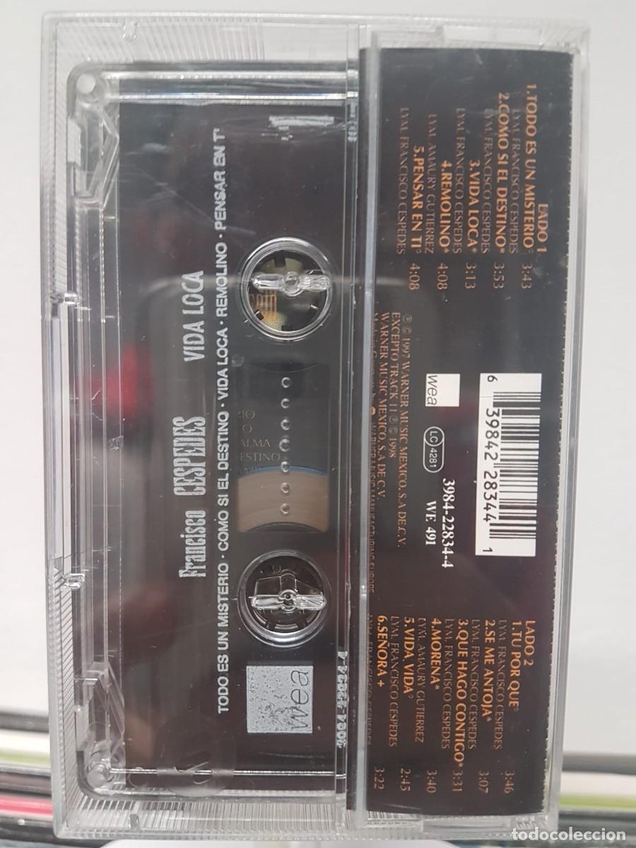 Casetes antiguos: Francisco C&eacute;spedes - Vida Loca (Cassette) - Foto 2