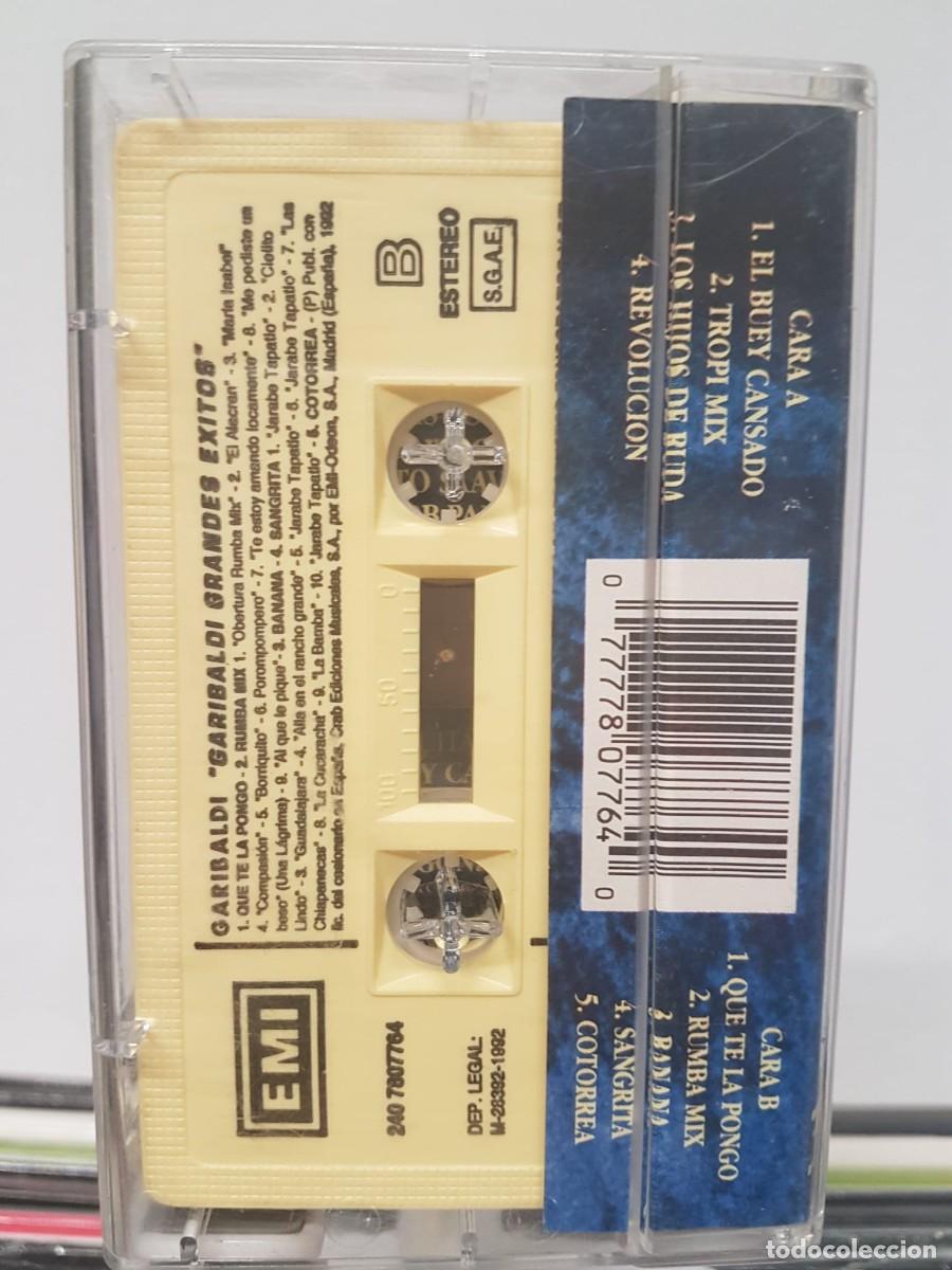 Casetes antiguos: Garibaldi - Grandes &Eacute;xitos (Cassette) - Foto 2