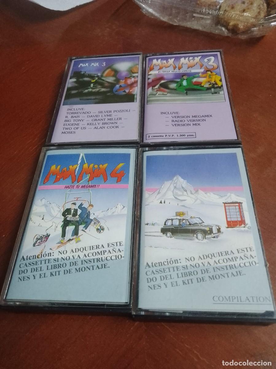 Casetes antiguos: Max mix 4 cassettes &uacute;nicos rrareza - Foto 1