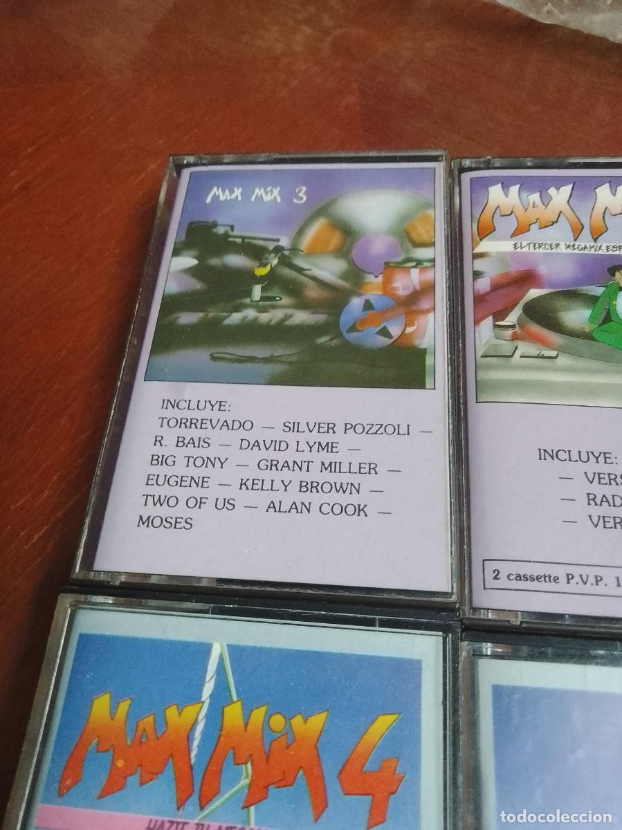 Casetes antiguos: Max mix 4 cassettes &uacute;nicos rrareza - Foto 2