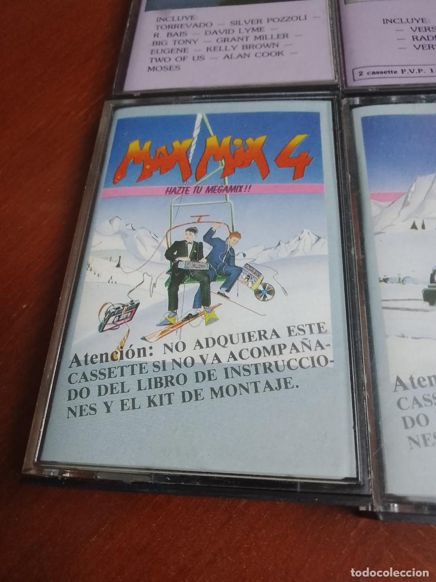 Casetes antiguos: Max mix 4 cassettes &uacute;nicos rrareza - Foto 5
