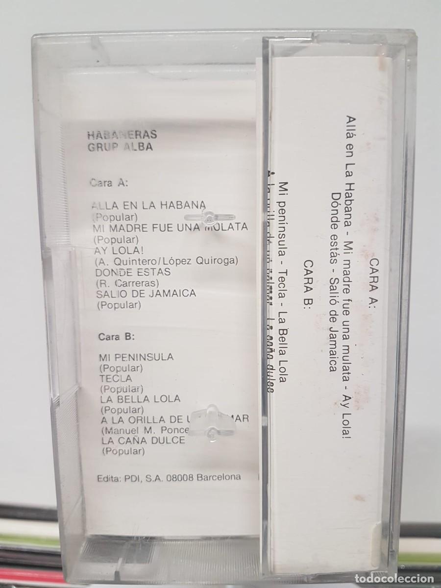 Casetes antiguos: Grup Alba - Habaneras (Cassette) - Foto 2