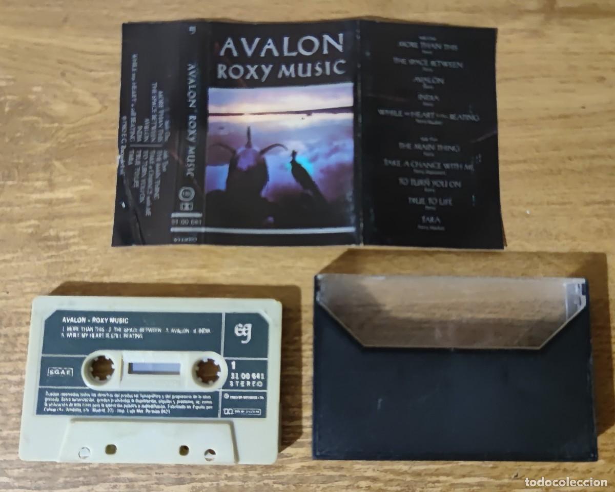Casetes antiguos: Cassette Roxy Music - Avalon (1982) Ed. espa&ntilde;ola - Foto 2