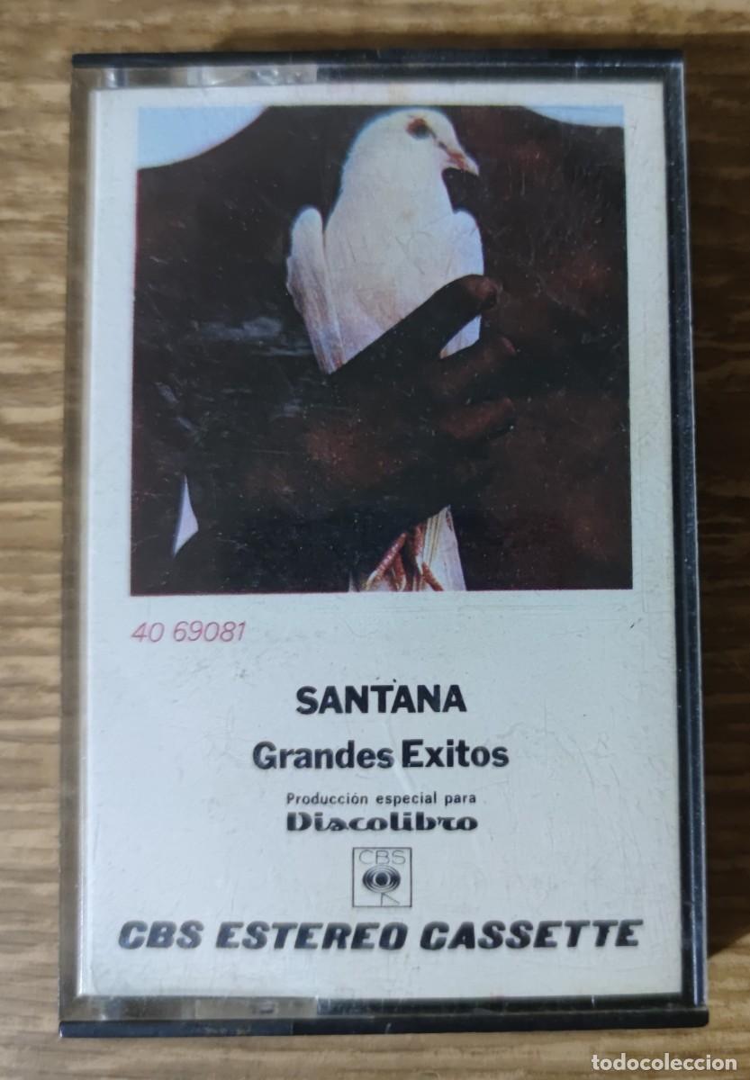 Casetes antiguos: Cassette Santana - Grandes &Eacute;xitos (1974) - Foto 1