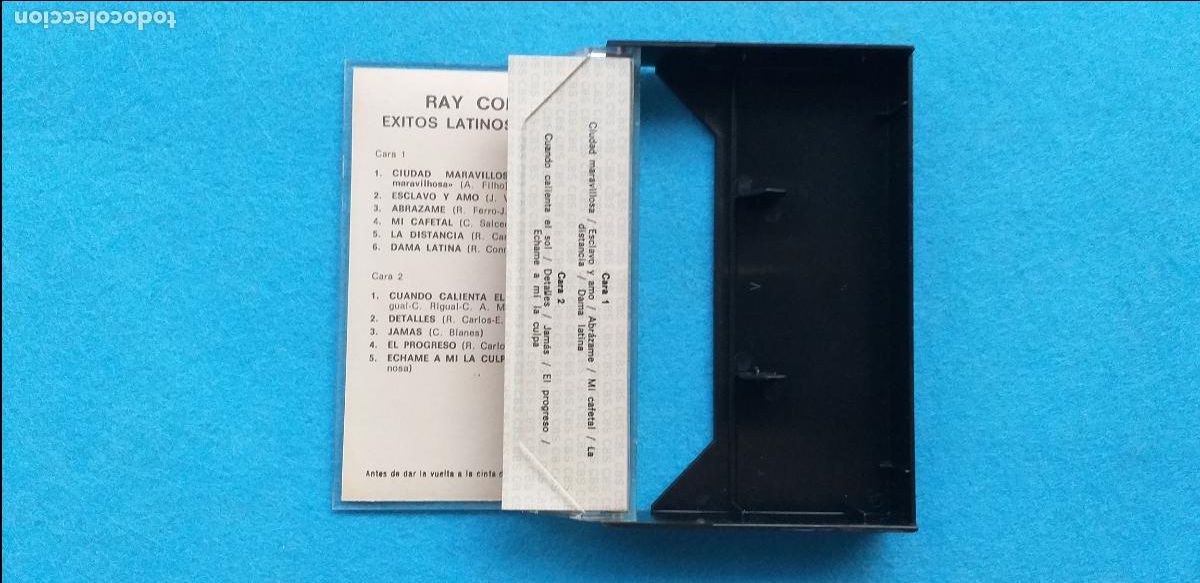 Casetes antiguos: Cinta de casete. CASSETTE. RAY CONNIFF - &Eacute;xitos latinos - Foto 3