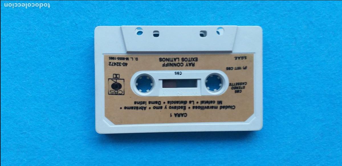 Casetes antiguos: Cinta de casete. CASSETTE. RAY CONNIFF - &Eacute;xitos latinos - Foto 4