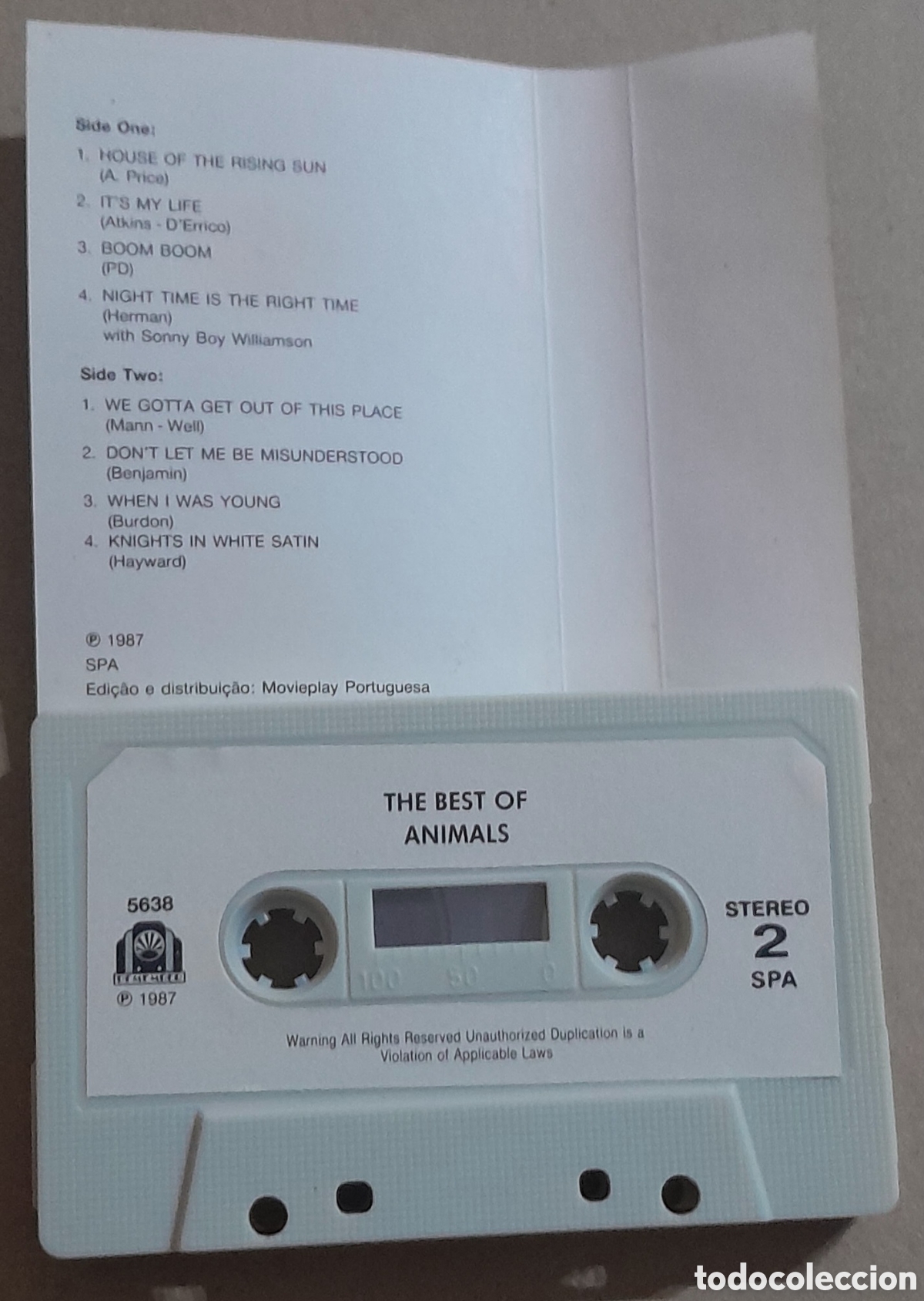 Casetes antiguos: THE ANIMALS - THE BEST OF - Foto 2