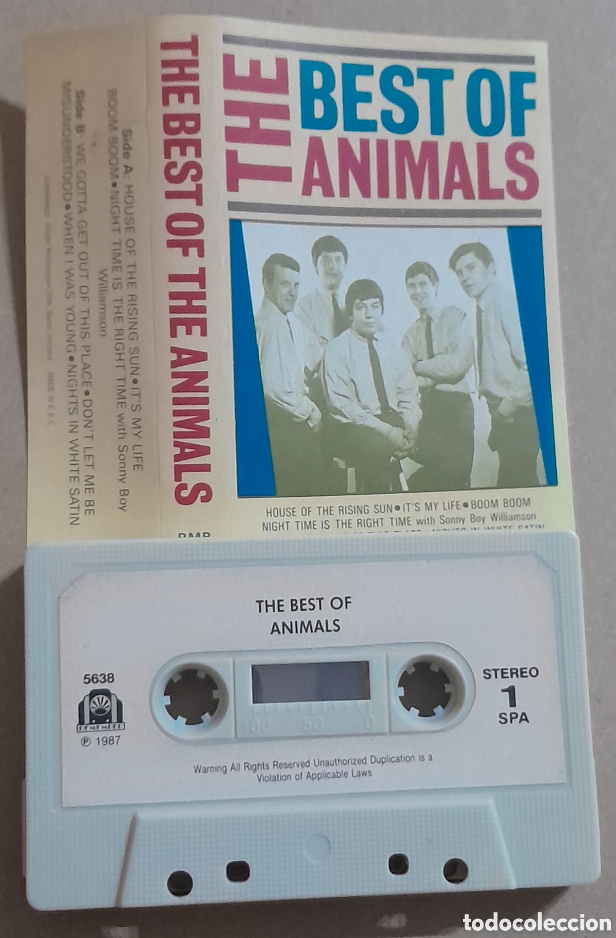Casetes antiguos: THE ANIMALS - THE BEST OF - Foto 1