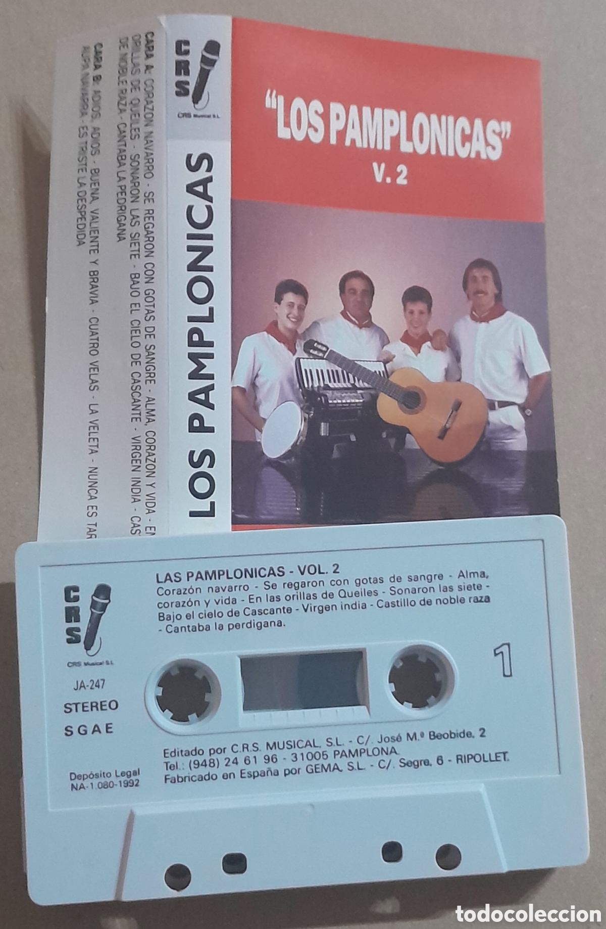 Casetes antiguos: LOS PAMPLONICAS - V.2 - Foto 1