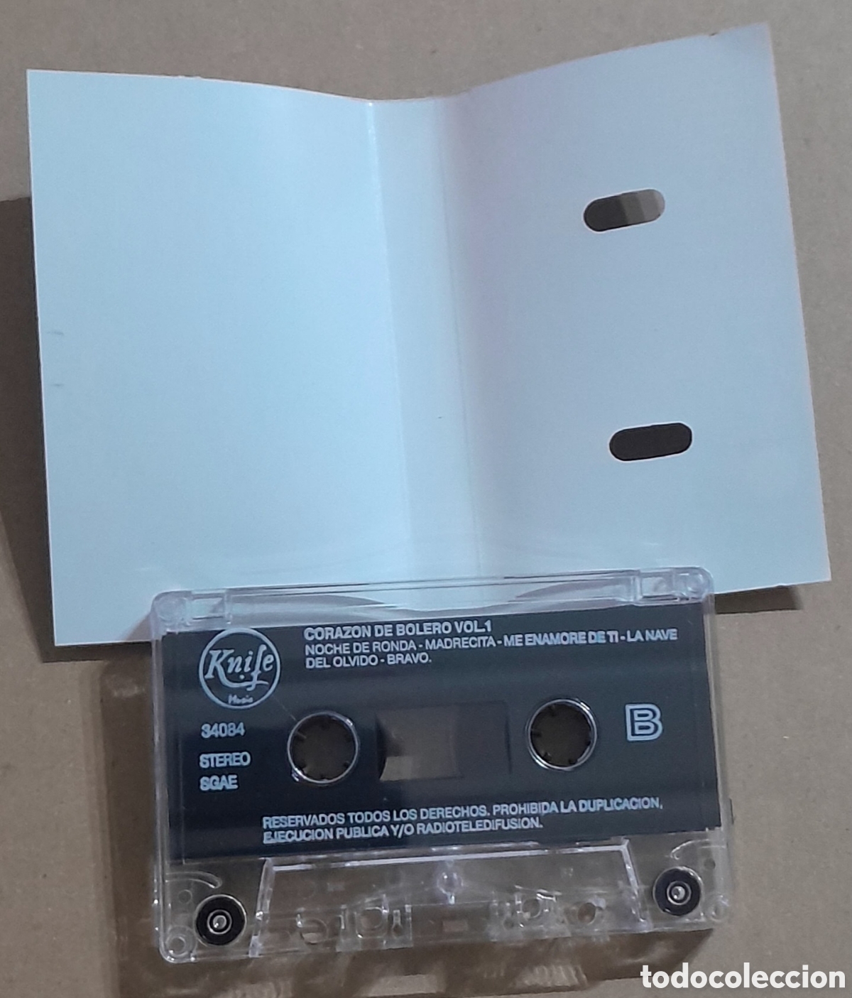 Casetes antiguos: CORAZ&Oacute;N DE BOLERO VOL. 1 - Foto 2