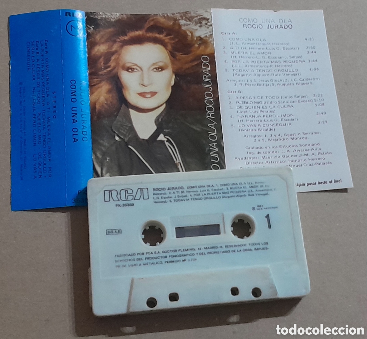 Casetes antiguos: ROCIO JURADO - COMO UNA OLA - Foto 1