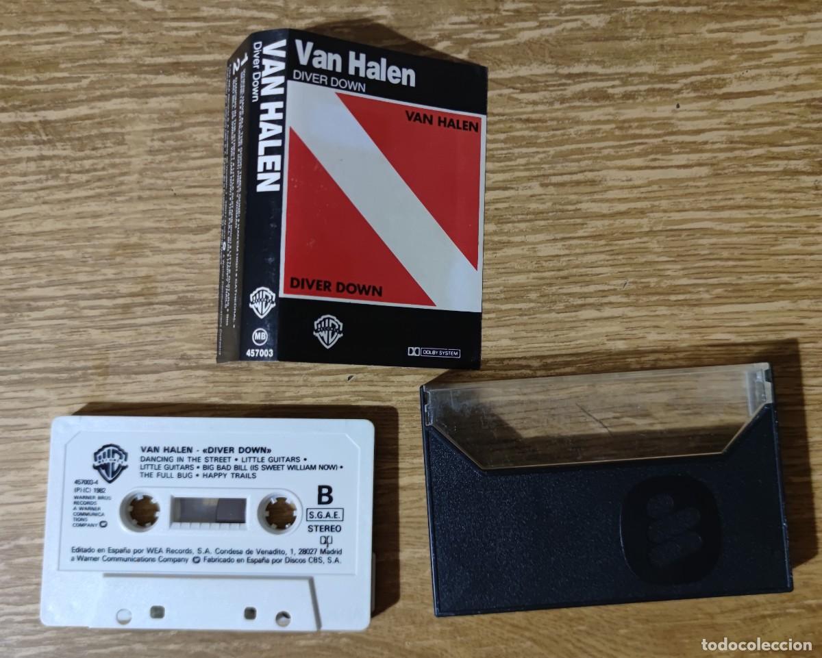 Casetes antiguos: Cassette Van Halen - Diver Down (1982) ed. espa&ntilde;ola - Foto 2