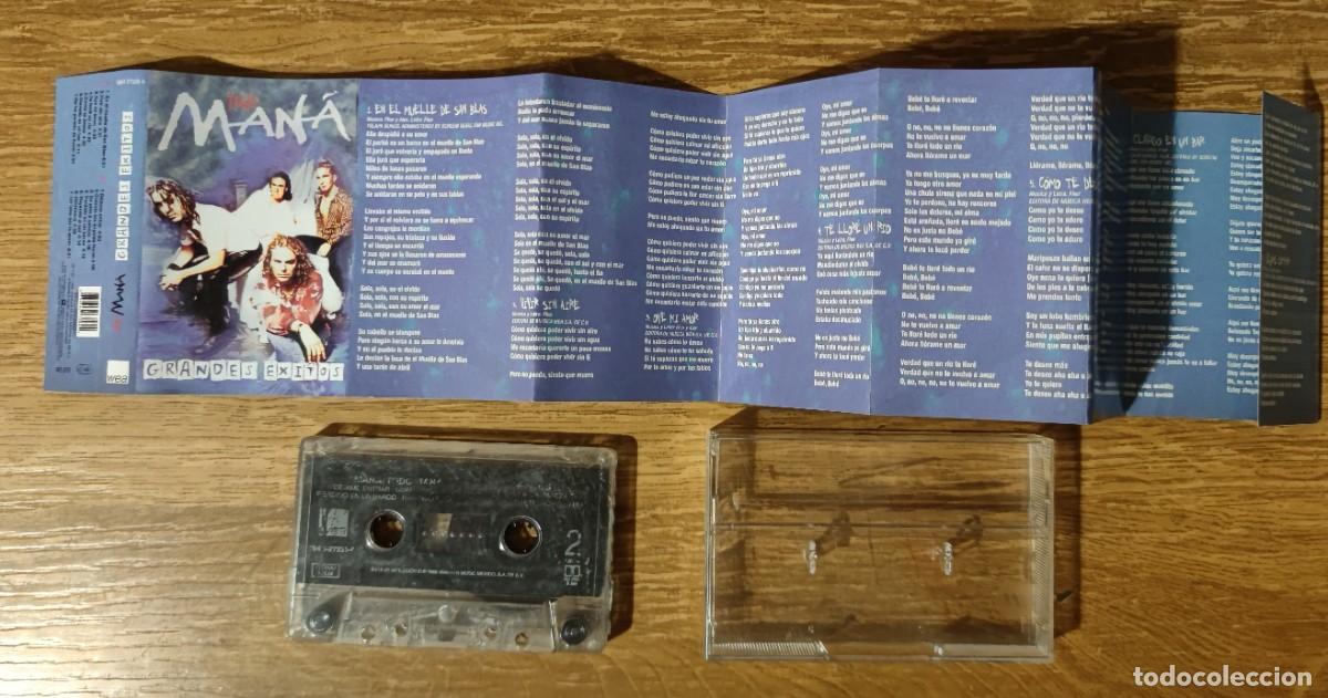 Casetes antiguos: Cassette Man&aacute; - Grandes &Eacute;xitos (1999) - Foto 2