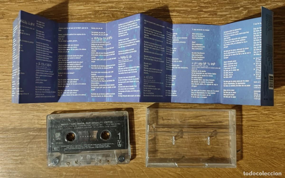 Casetes antiguos: Cassette Man&aacute; - Grandes &Eacute;xitos (1999) - Foto 3