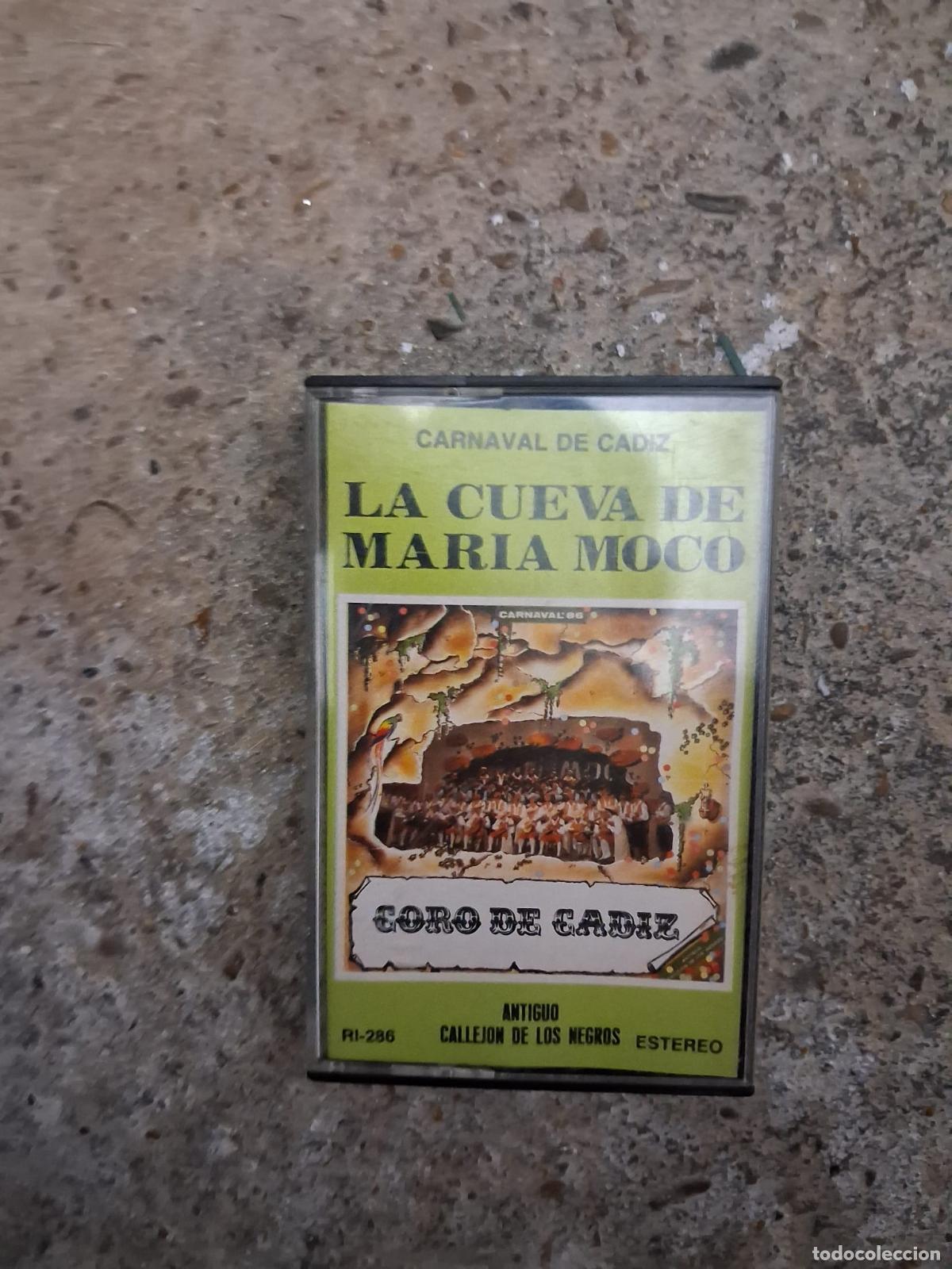 Casetes antiguos: Cinta Casete La Cueva de Mario Moco - IZQUIERDO RI-286 - Carnaval de C&aacute;diz