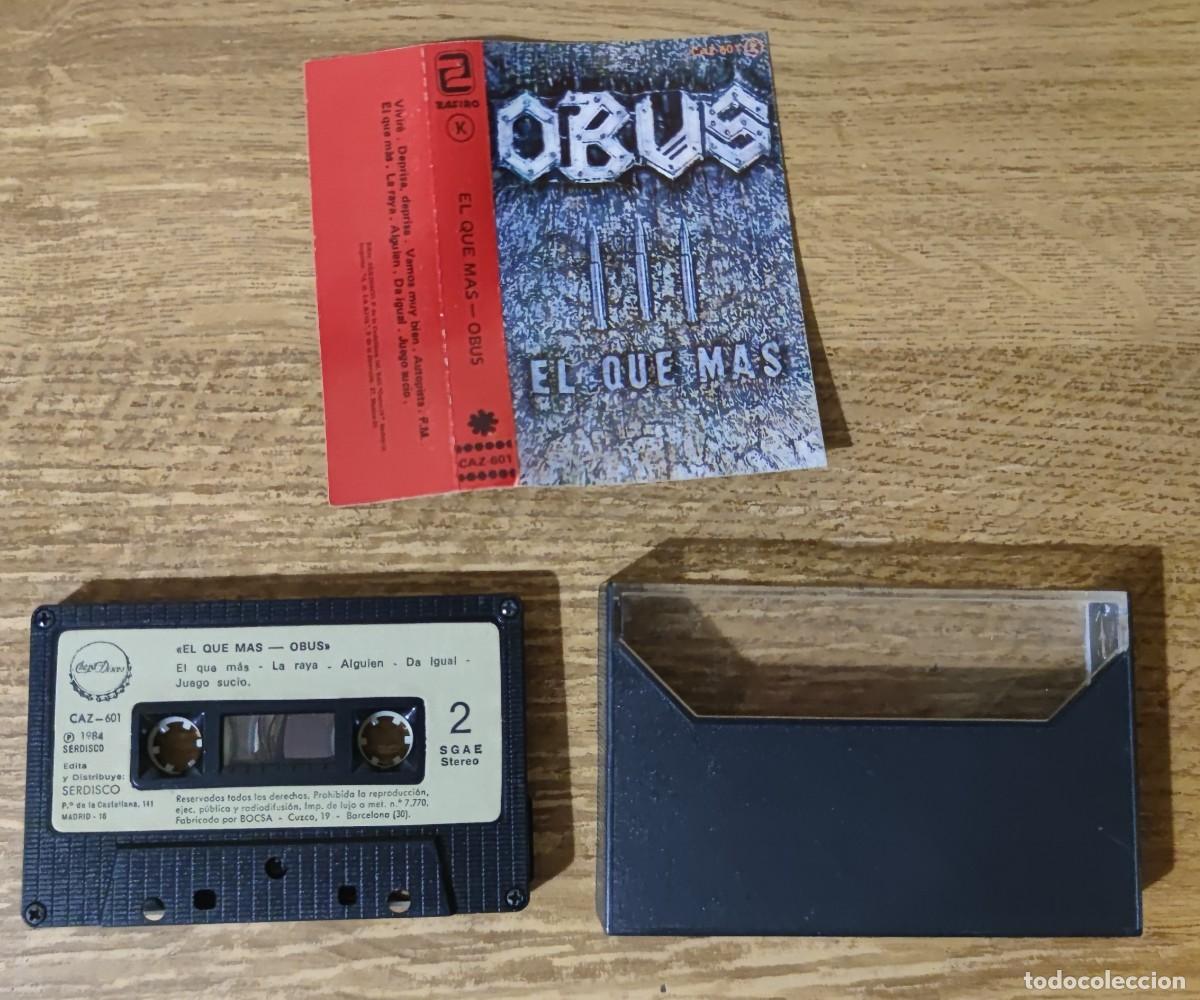 Casetes antiguos: Cassette Ob&uacute;s - El Que M&aacute;s (1984) - Foto 2