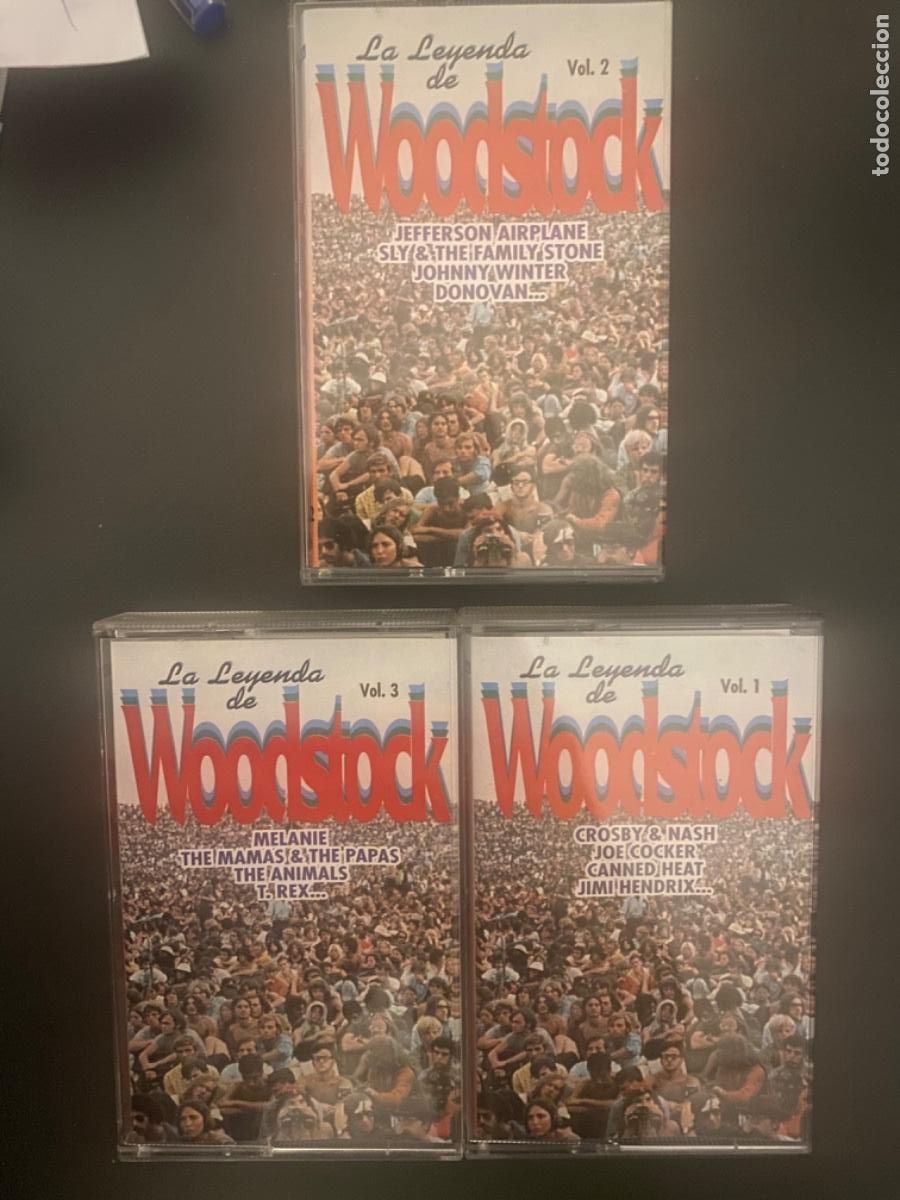 Old Cassettes: LA LEYENDA DE WOODSTOCK - CASSETTE TRIPLE DIVUCSA 1994