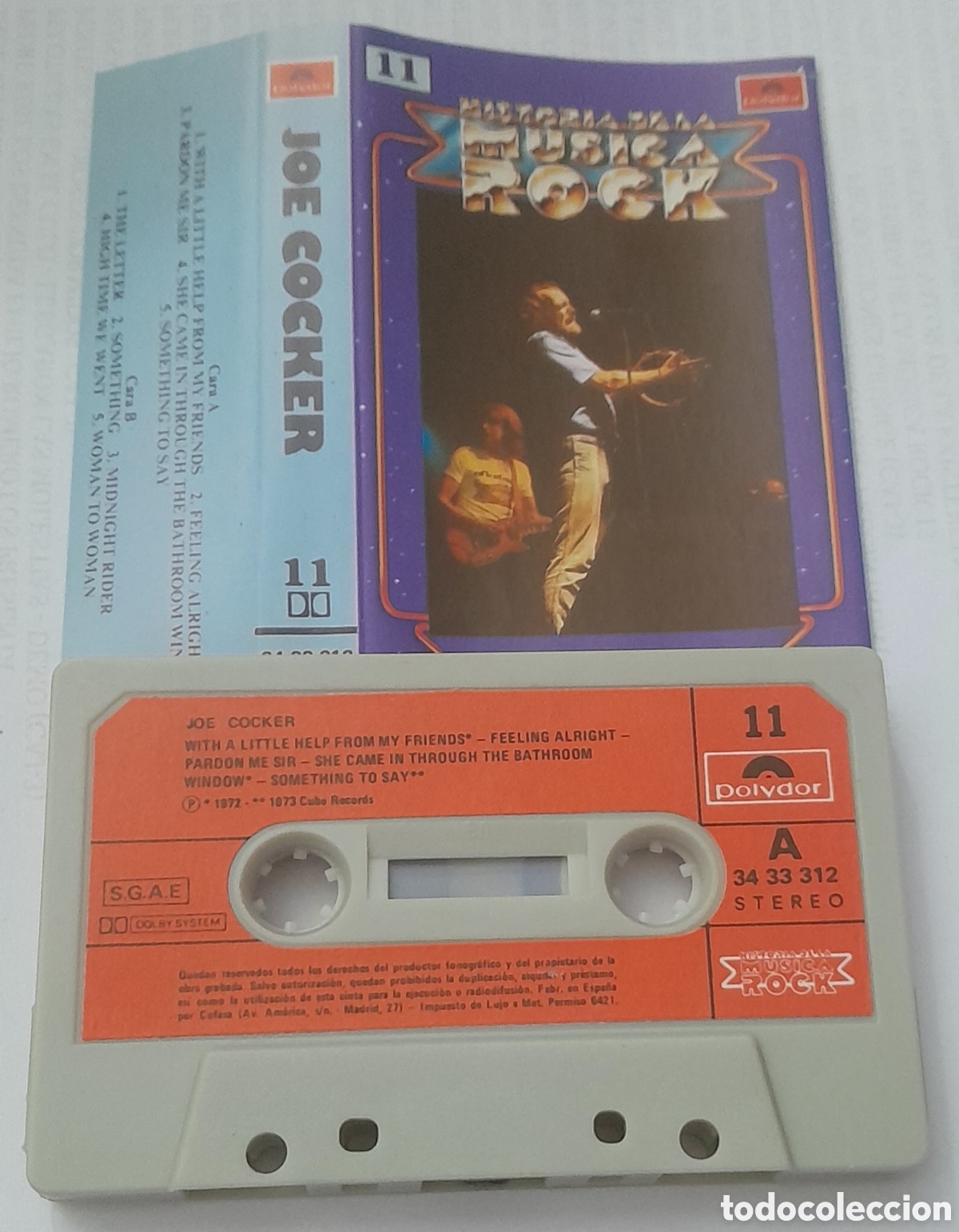 Old Cassettes: JOE COCKER - HISTORIA DE LA MUSICA ROCK