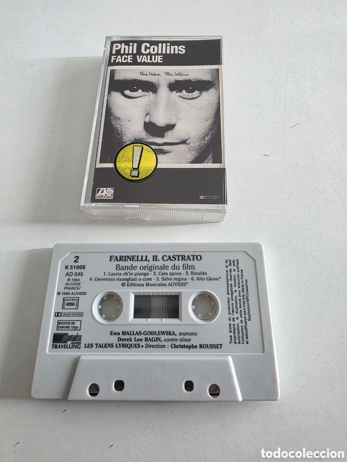 Casetes antiguos: Phil Collins &ndash; Face Value Cassette Atlantic - Foto 3