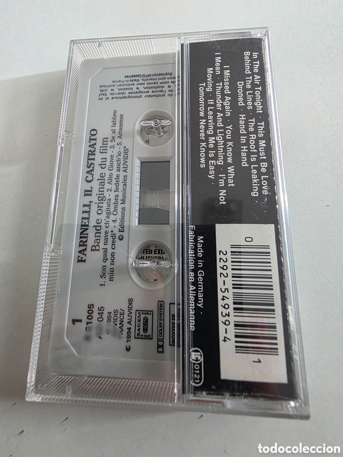 Casetes antiguos: Phil Collins &ndash; Face Value Cassette Atlantic - Foto 4