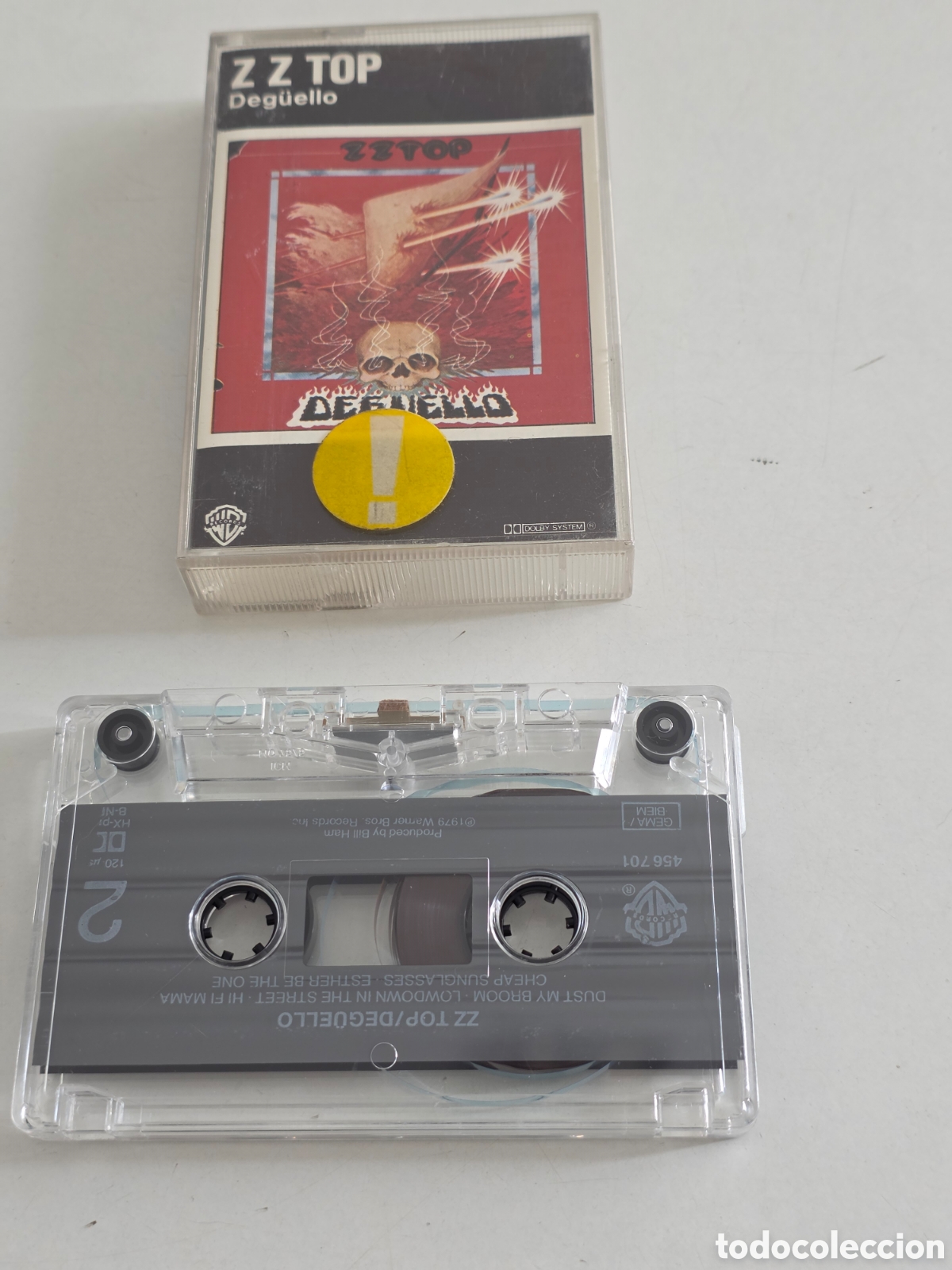 Casetes antiguos: ZZ Top &ndash; Deg&uuml;ello Cassette 1979 Original - Foto 3