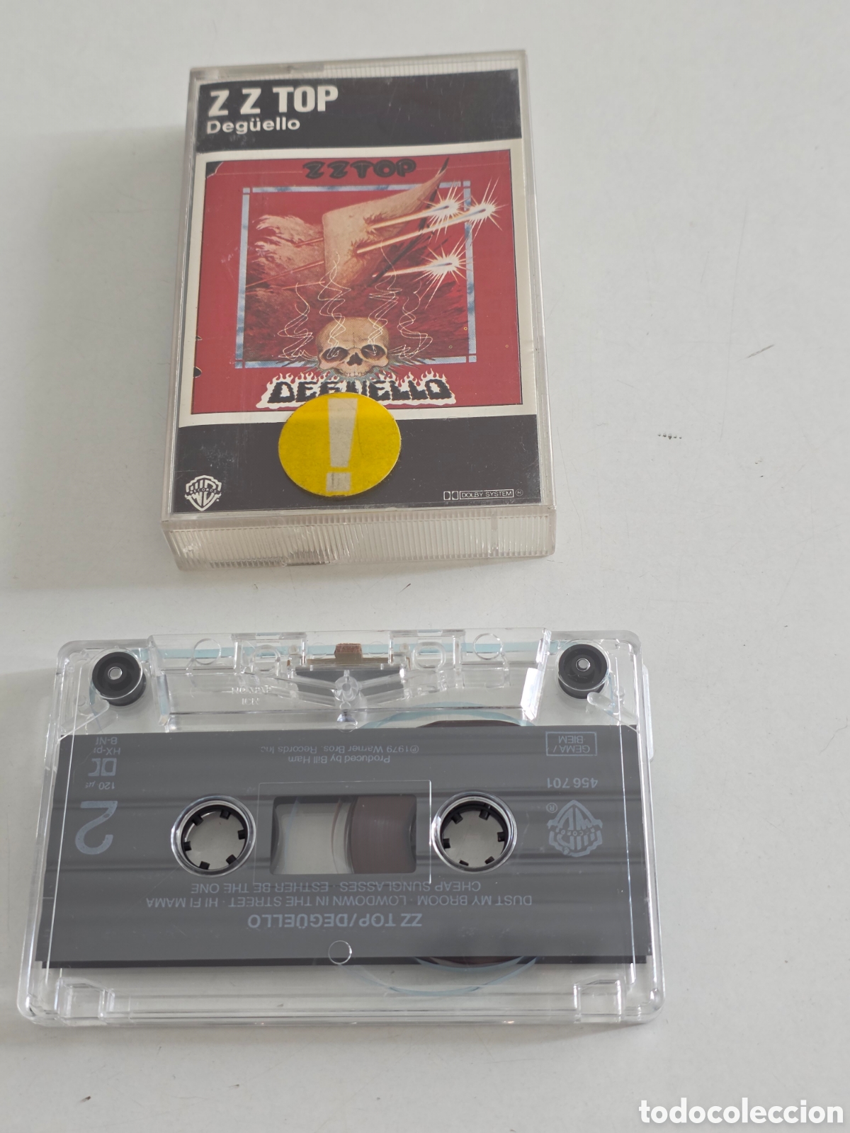 Casetes antiguos: ZZ Top &ndash; Deg&uuml;ello Cassette 1979 Original - Foto 4
