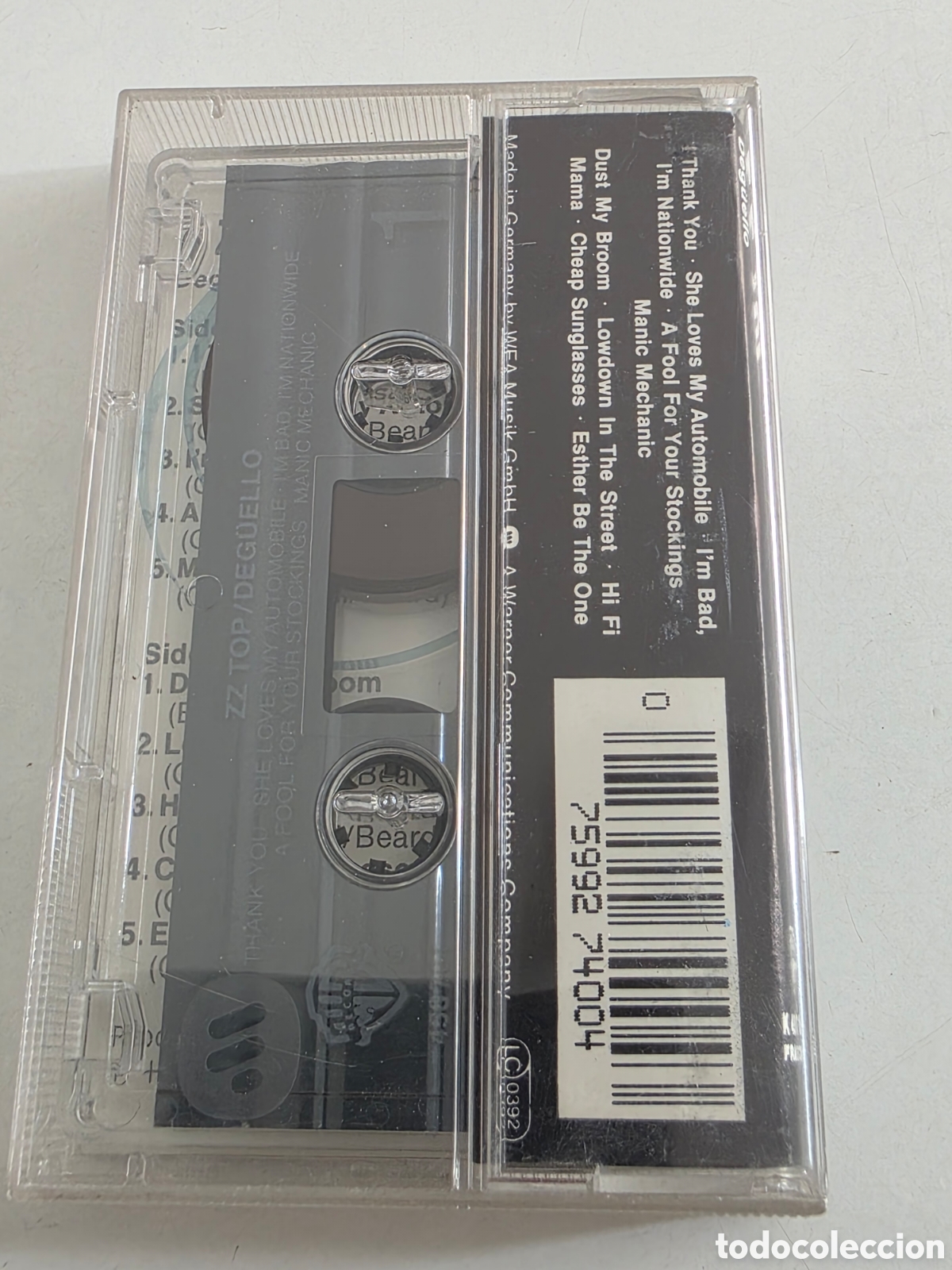 Casetes antiguos: ZZ Top &ndash; Deg&uuml;ello Cassette 1979 Original - Foto 5