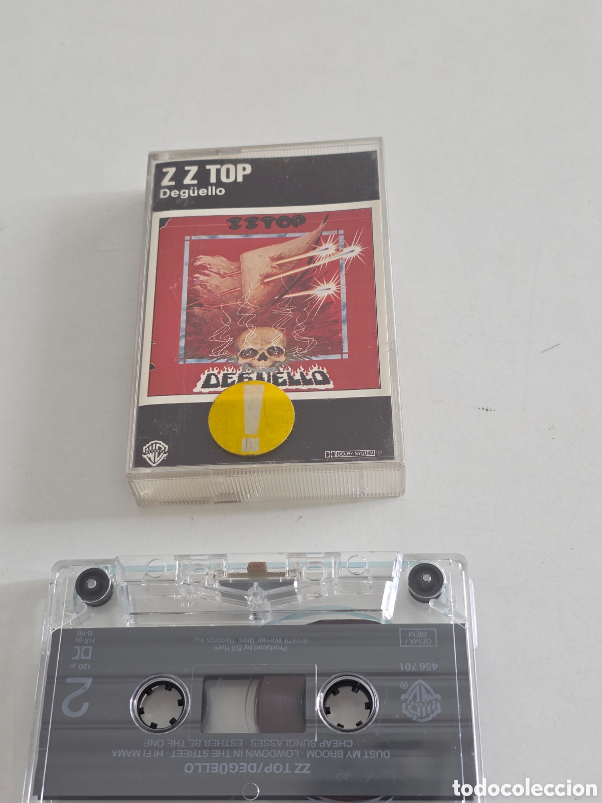Casetes antiguos: ZZ Top &ndash; Deg&uuml;ello Cassette 1979 Original - Foto 7