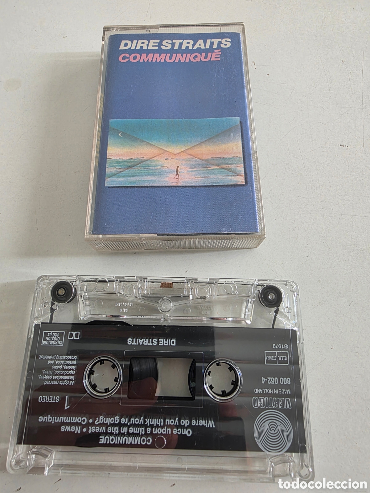 Casetes antiguos: Dire Straits &ndash; Communiqu&eacute; Cassette 1979 - Foto 4