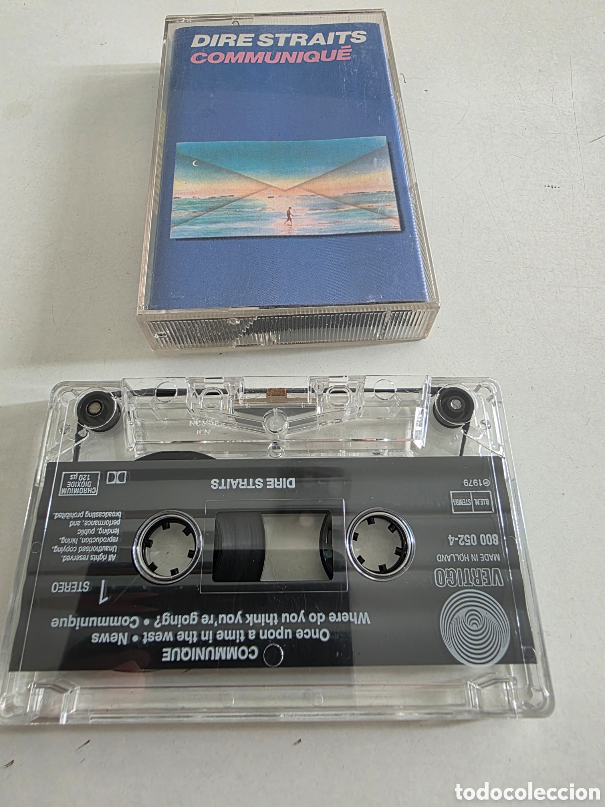 Casetes antiguos: Dire Straits &ndash; Communiqu&eacute; Cassette 1979 - Foto 6