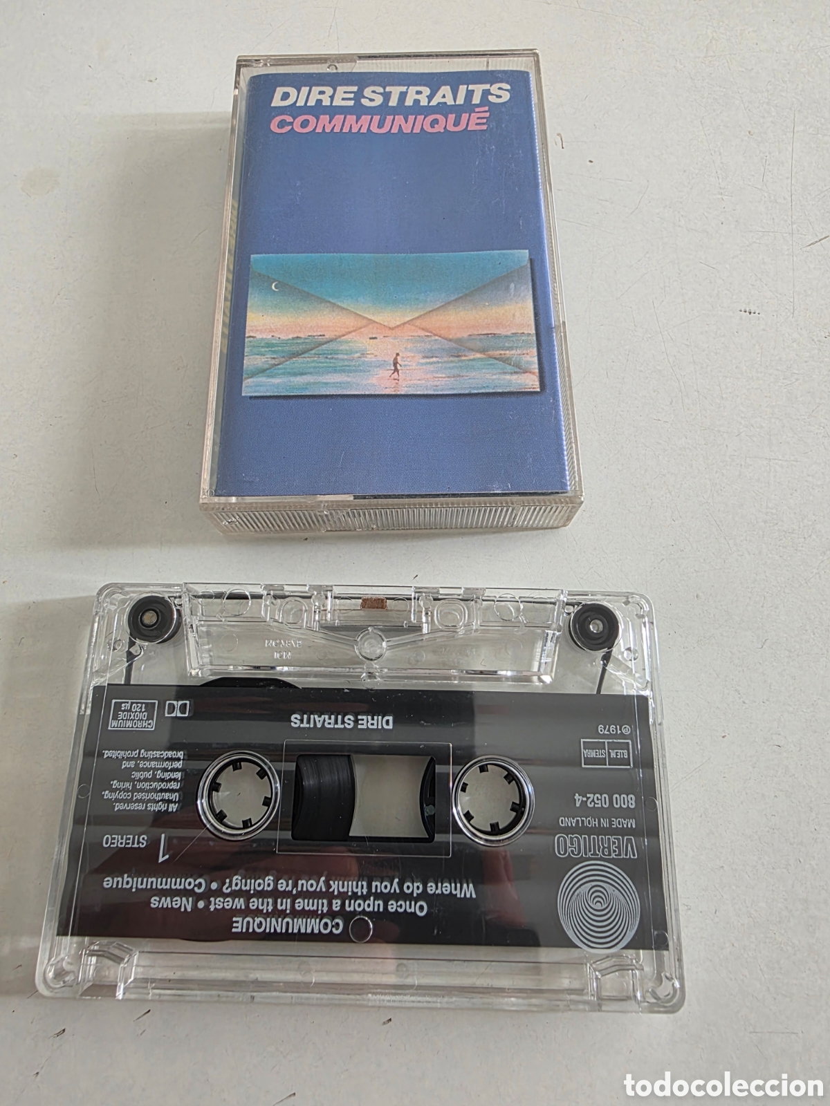 Casetes antiguos: Dire Straits &ndash; Communiqu&eacute; Cassette 1979 - Foto 8