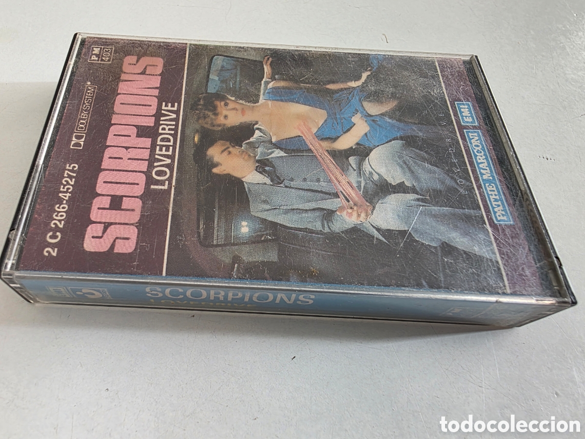 Casetes antiguos: Scorpions &ndash; Lovedrive Cassette 1979 EMI - Foto 2