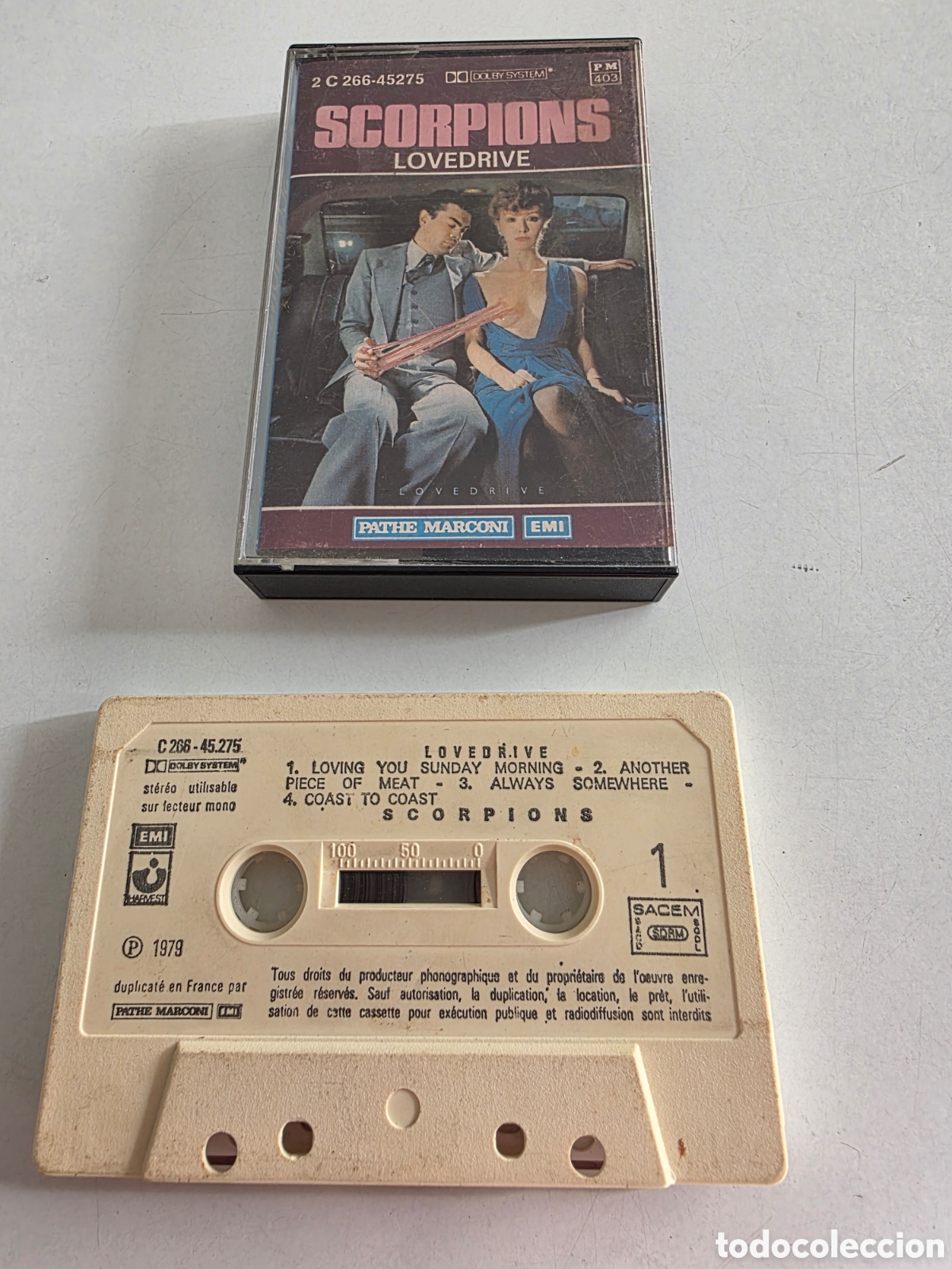 Casetes antiguos: Scorpions &ndash; Lovedrive Cassette 1979 EMI - Foto 5