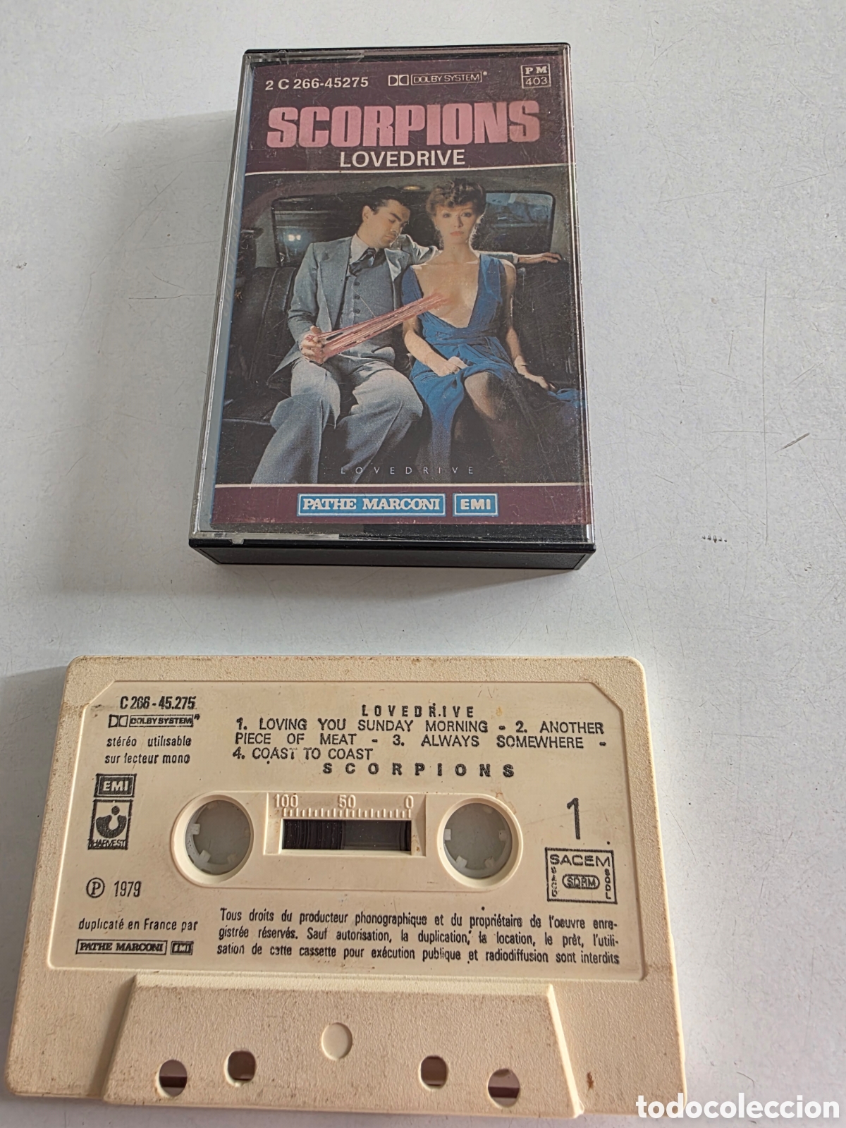 Casetes antiguos: Scorpions &ndash; Lovedrive Cassette 1979 EMI - Foto 6