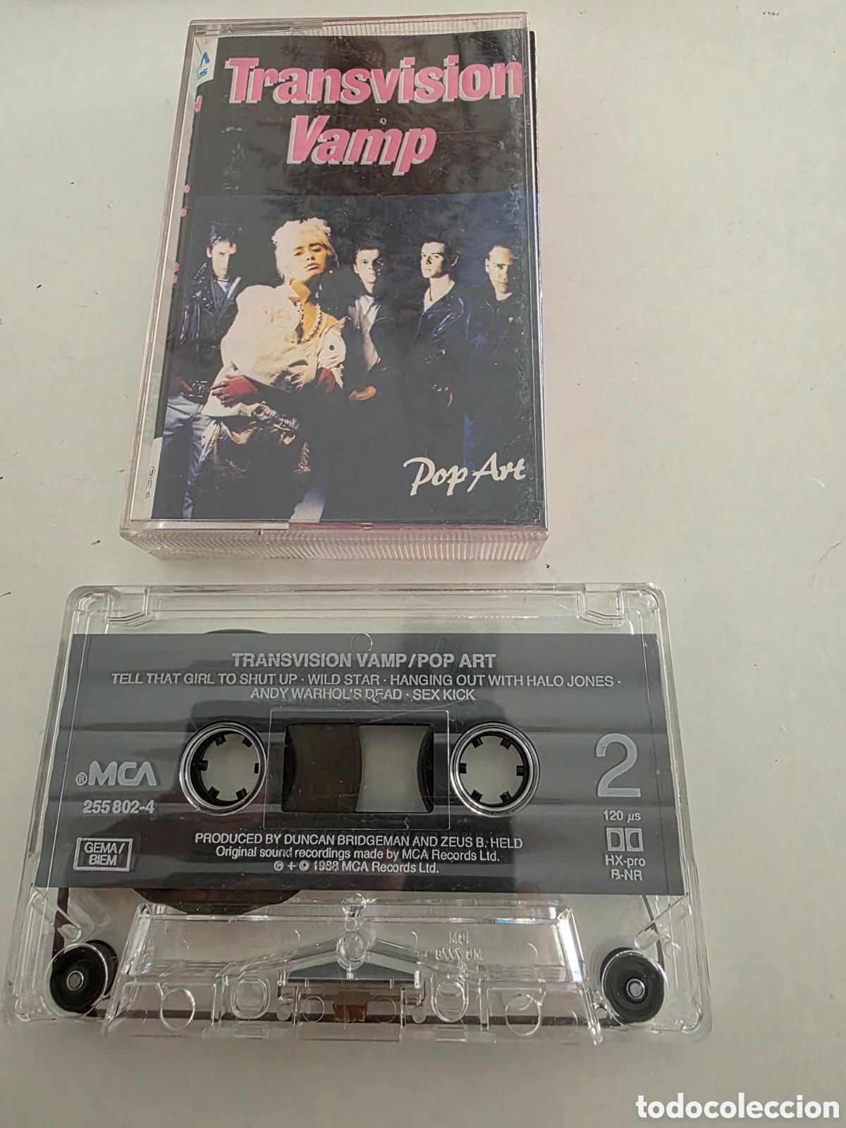 Casetes antiguos: Transvision Vamp &ndash; Pop Art Cassette 1988 MCA - Foto 4