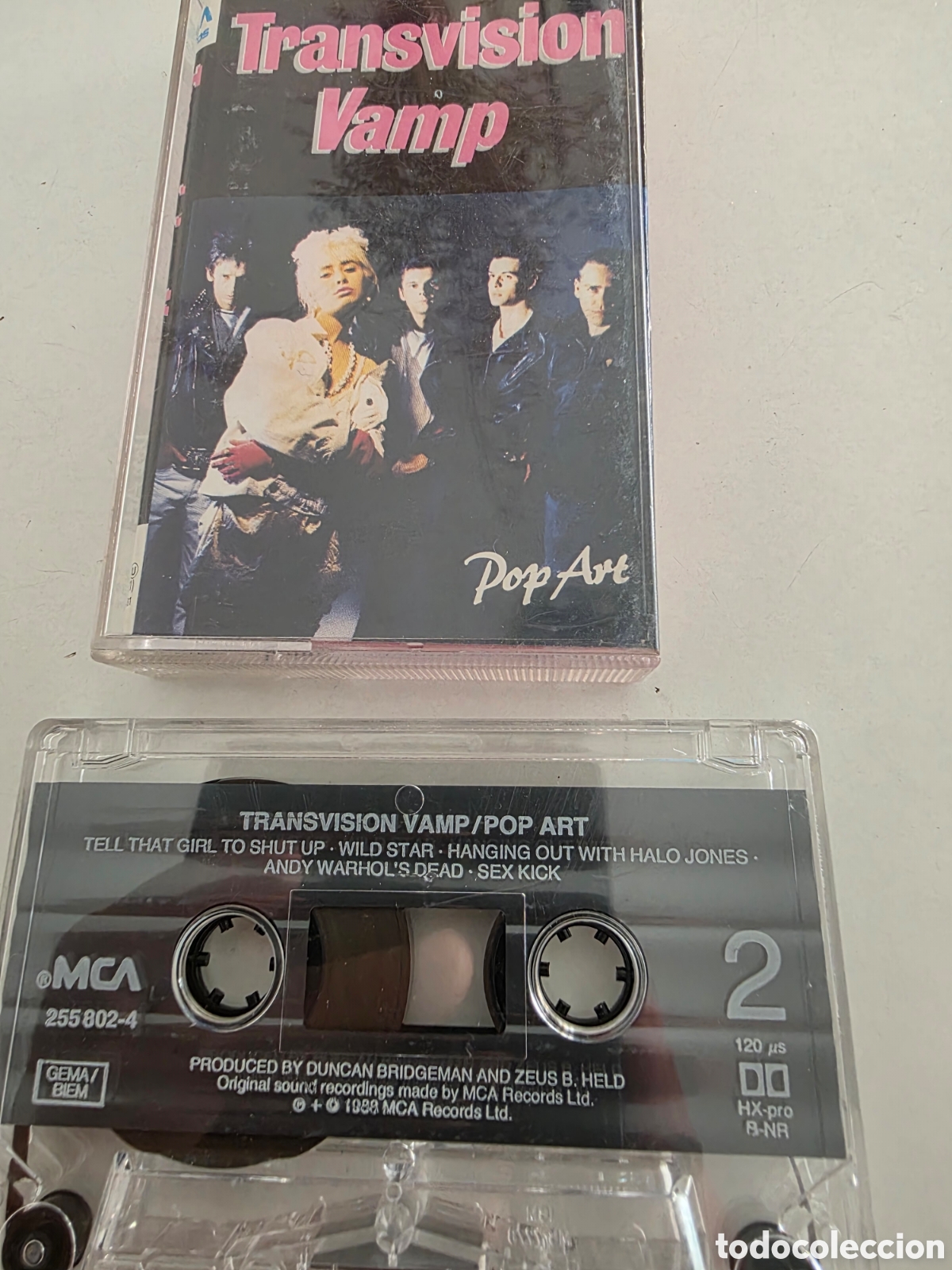 Casetes antiguos: Transvision Vamp &ndash; Pop Art Cassette 1988 MCA - Foto 5