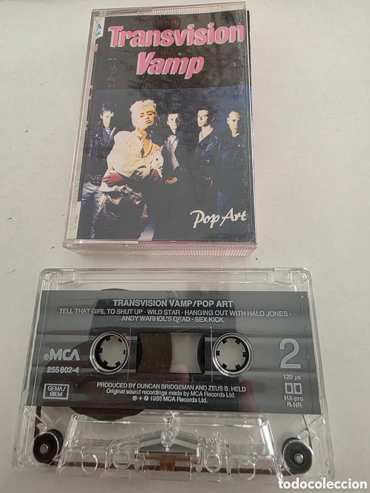 Casetes antiguos: Transvision Vamp &ndash; Pop Art Cassette 1988 MCA - Foto 6