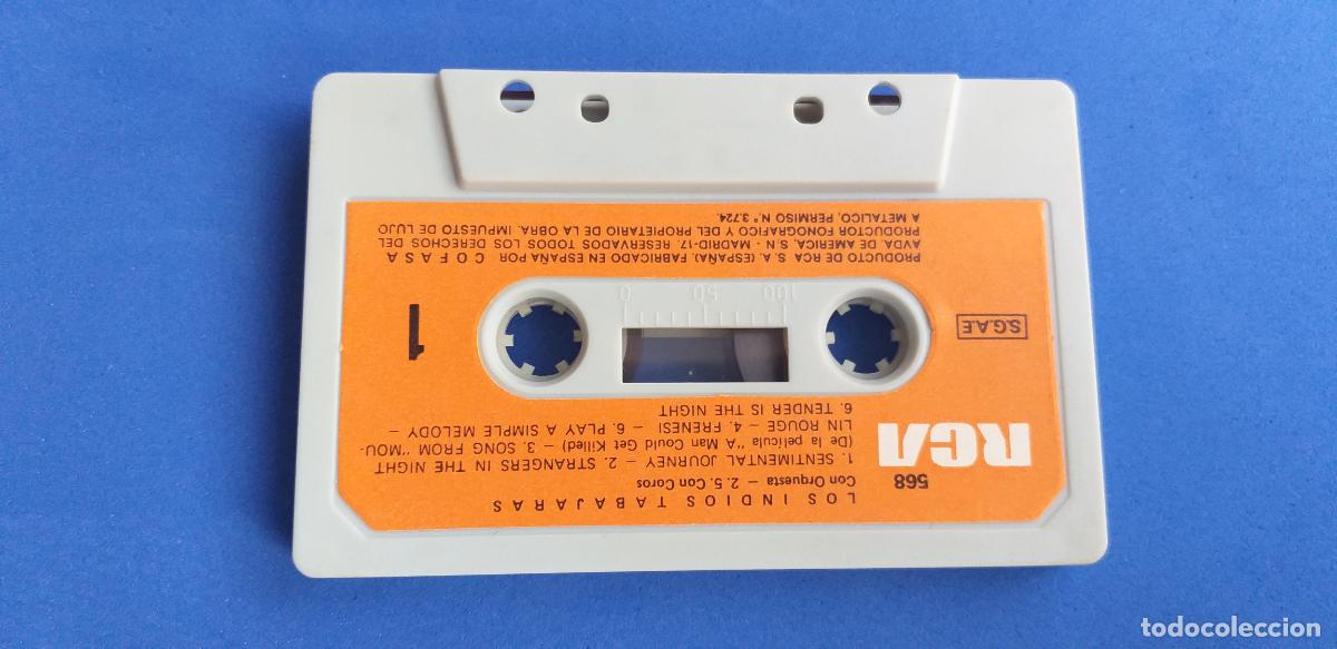 Casetes antiguos: Cassette. Cinta Casete. LOS INDIOS TABAJARAS CON ORQUESTA Y COROS - Foto 4