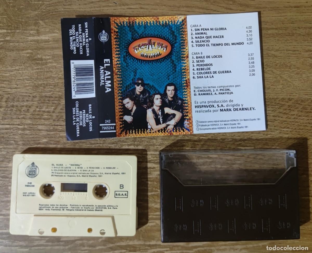 Casetes antiguos: Cassette El Alma - Animal (1991) - Foto 2