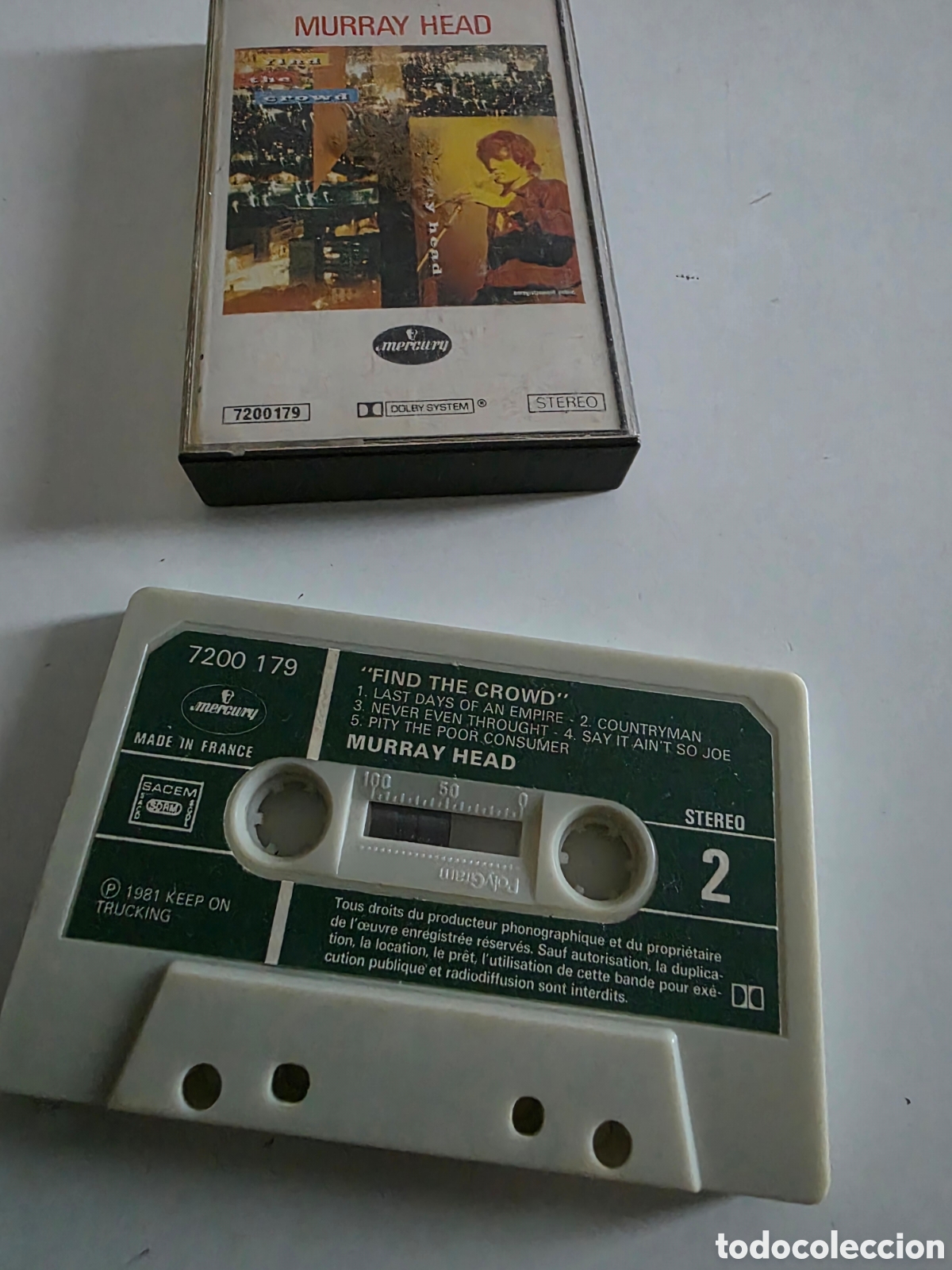 Casetes antiguos: Murray Head &ndash; Find The Crowd Cassette Mercury - Foto 4