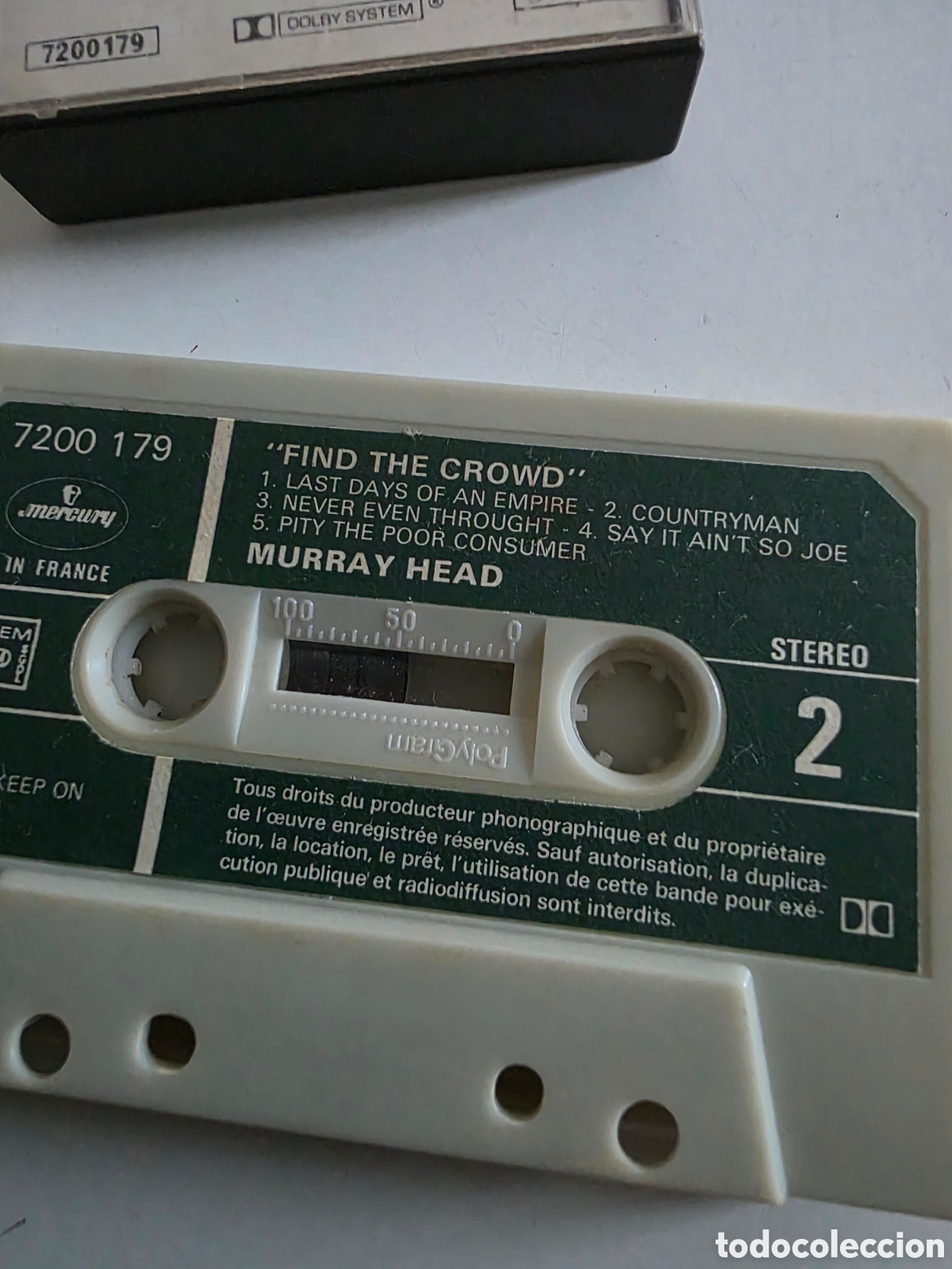 Casetes antiguos: Murray Head &ndash; Find The Crowd Cassette Mercury - Foto 6